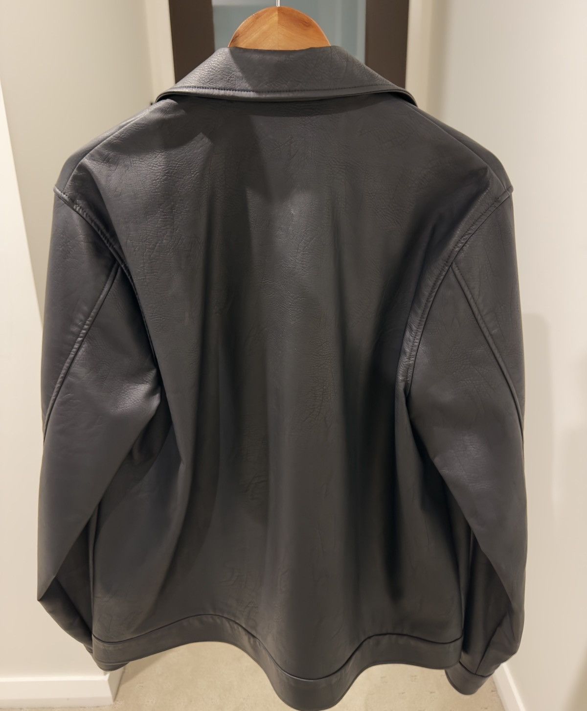 Sefr Sefr - Black Leather Jacket Size US XL / EU 56 / 4 - 2 Thumbnail