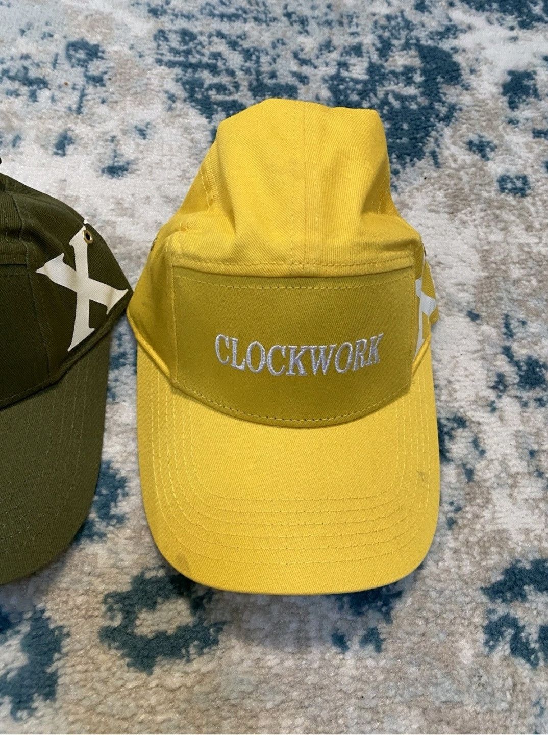 Other Clockwork NY 5 Panel Hat Yellow And Olive New Lot Of 2 Size ONE SIZE - 3 Thumbnail