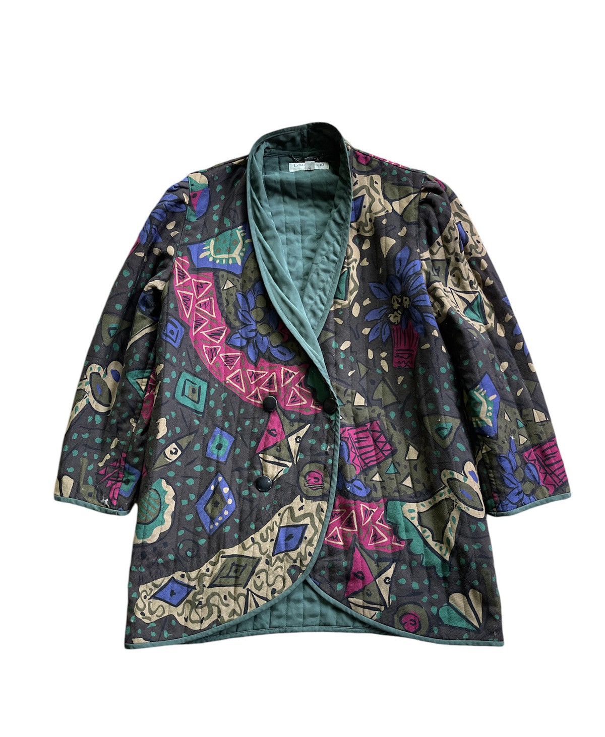 Designer × Louis Feraud Louis Feraud Paris All Overprint Jacket Size S / US 4 / IT 40 - 1 Thumbnail