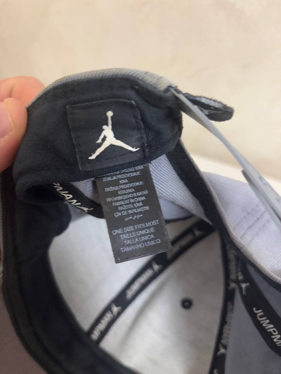 Jordan Brand Cap Nike JORDAN PRO JUMPMAN SNAPBACK Gray one size Size ONE SIZE - 6 Thumbnail