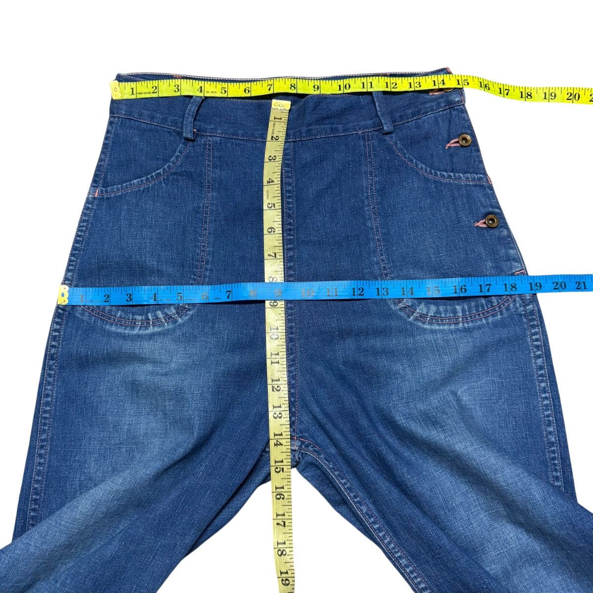 Orslow Orslow US Navy Denim Pants Side Button Size US 30 / EU 46 - 16 Thumbnail