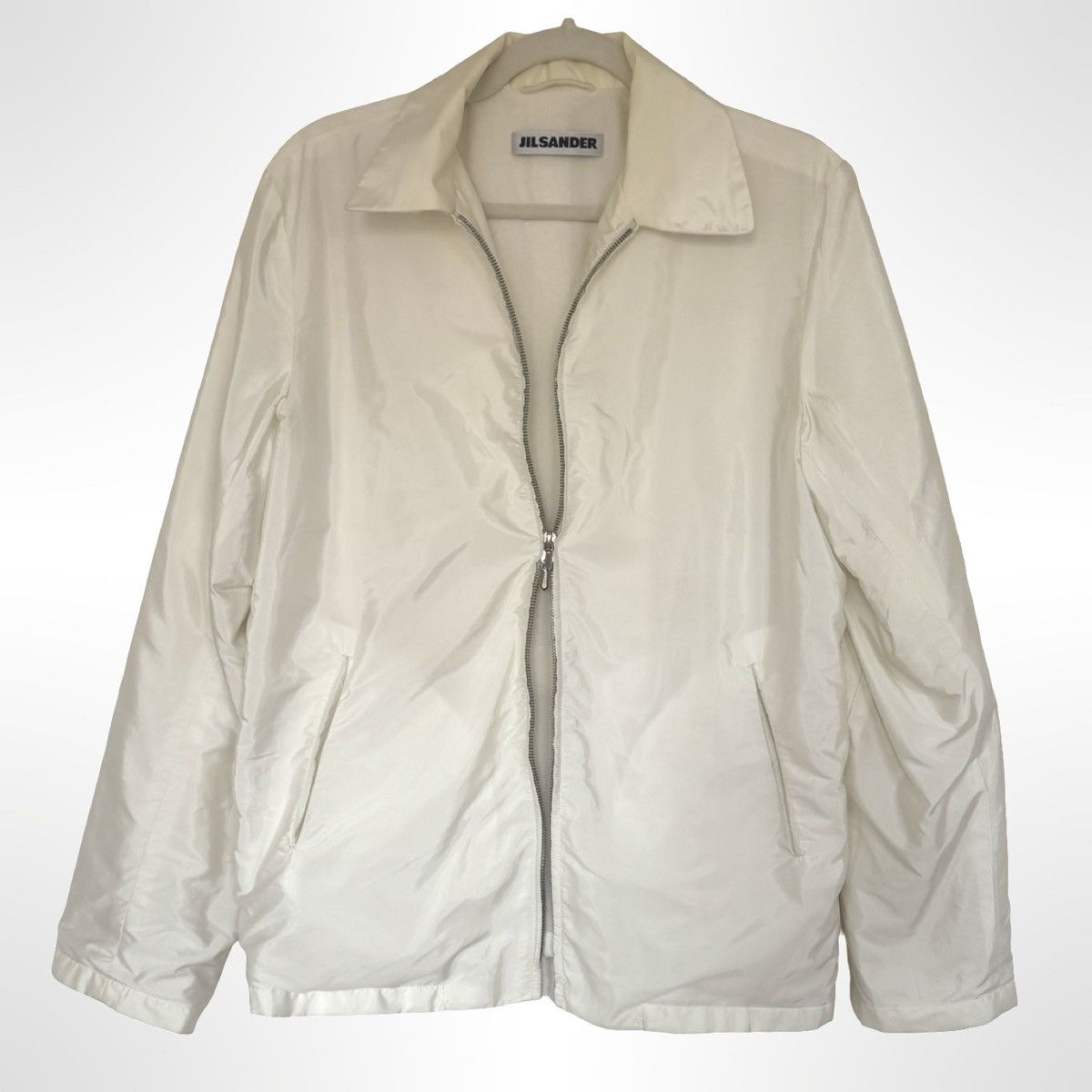 Jil Sander Jil Sander white nylon jacket Size US XXS / EU 40 - 4 Thumbnail
