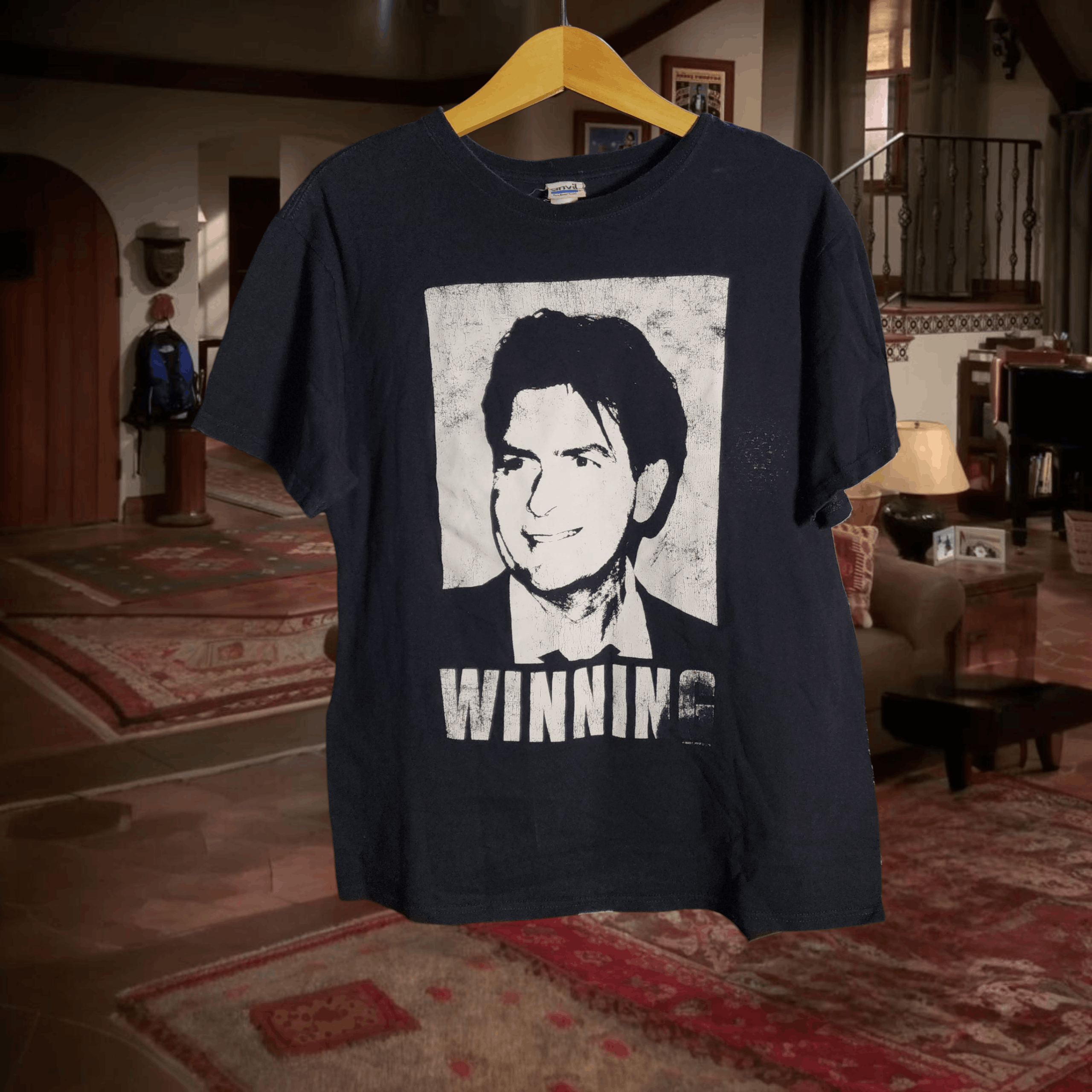Anvil Charlie Sheen Two and a Half Men shirt Winning Tee Size US M / EU 48-50 / 2 - 1 Thumbnail