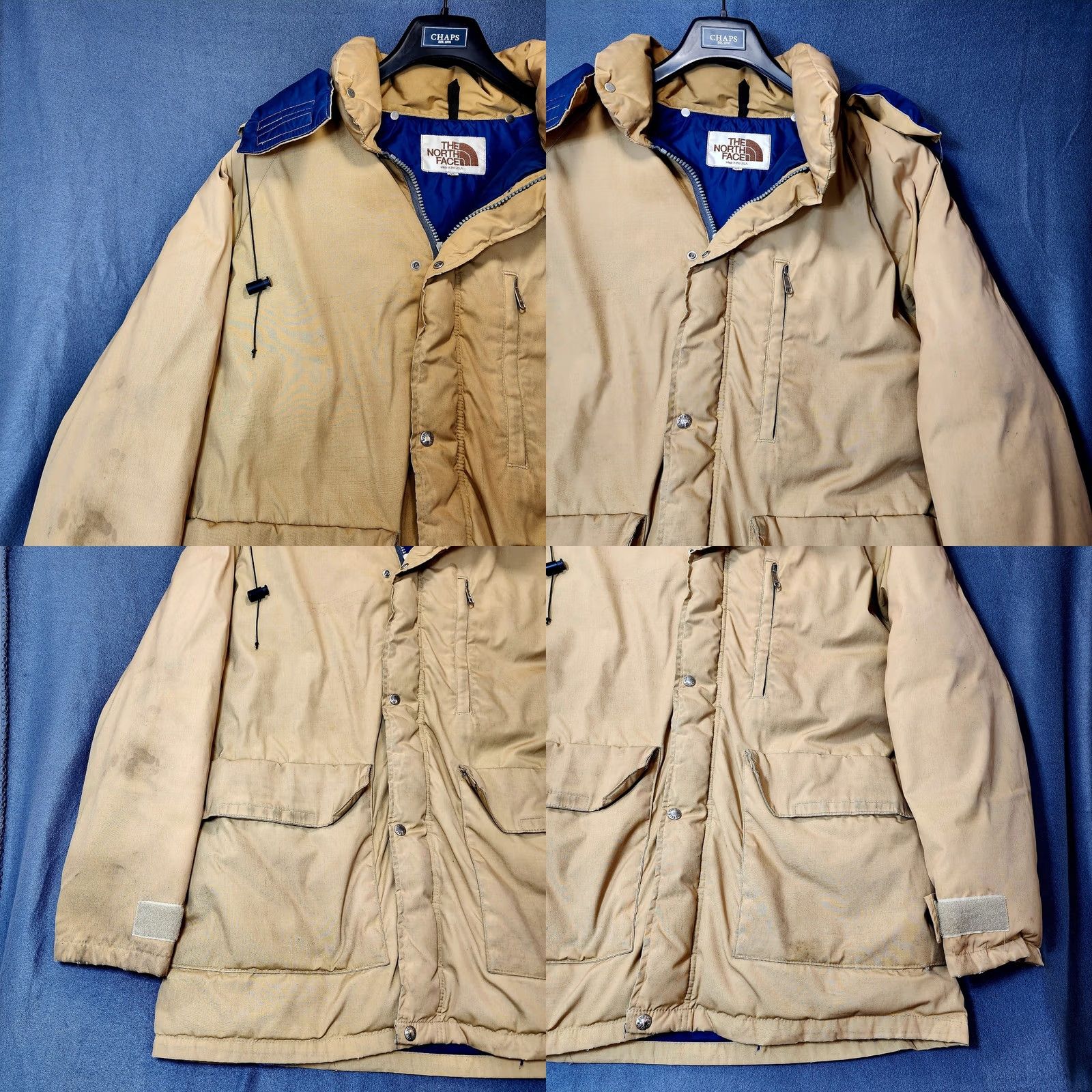 The North Face VINTAGE The North Face Coat Parka XL Mens Down Mid-Length Zip Tan 80s USA Grunge Size US XL / EU 56 / 4 - 9 Thumbnail