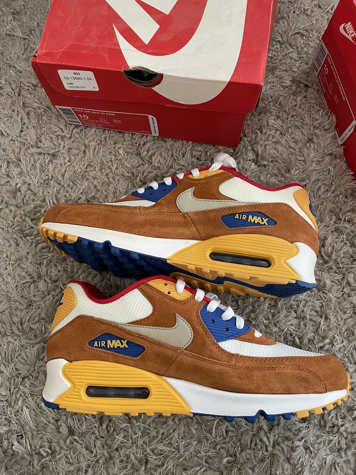 Nike Nike Air Max 90 Premium Curry Size US 10 / EU 43 - 3 Thumbnail