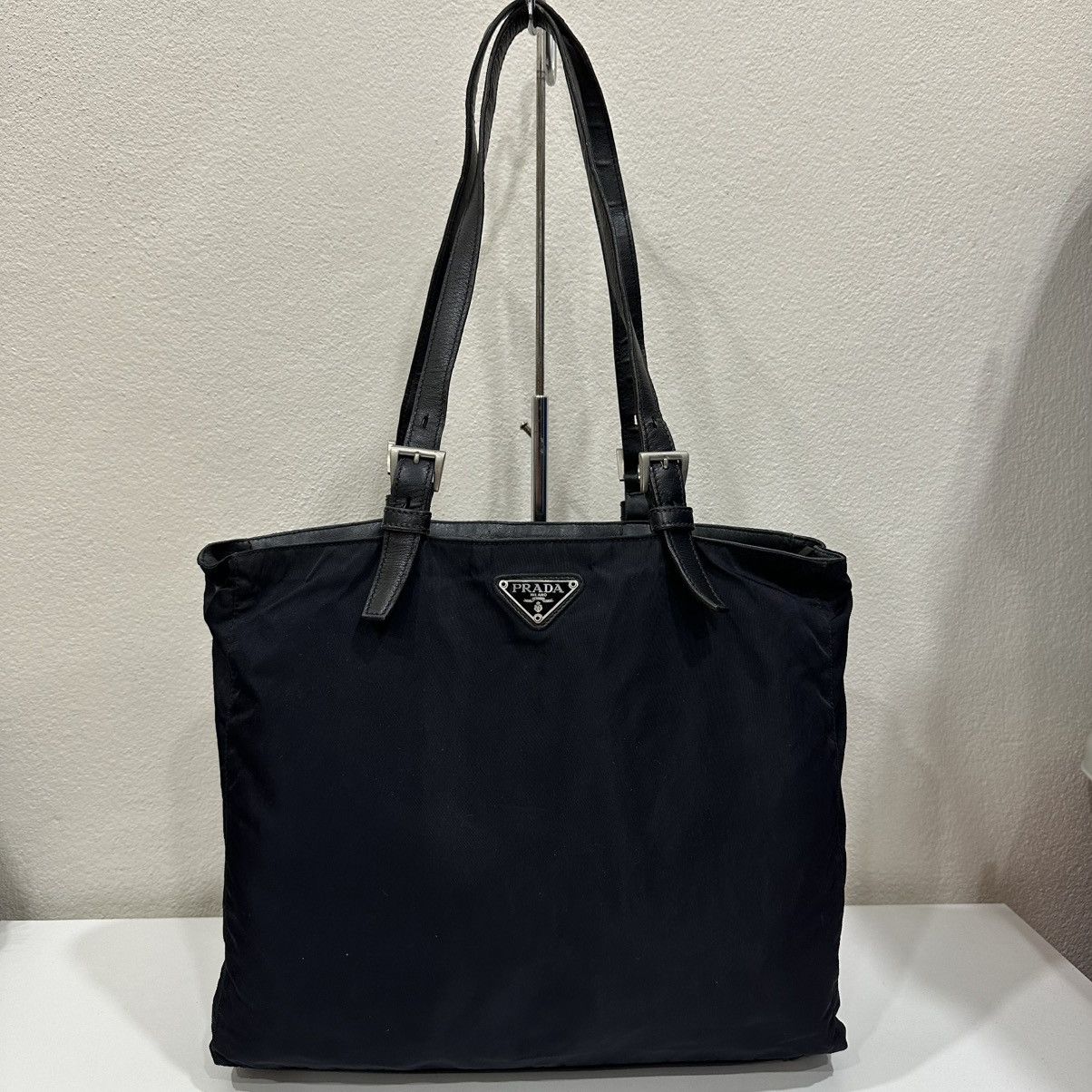 Prada PRADA NYLON TOTE BAG IN DARK BLUE Size ONE SIZE - 2 Thumbnail