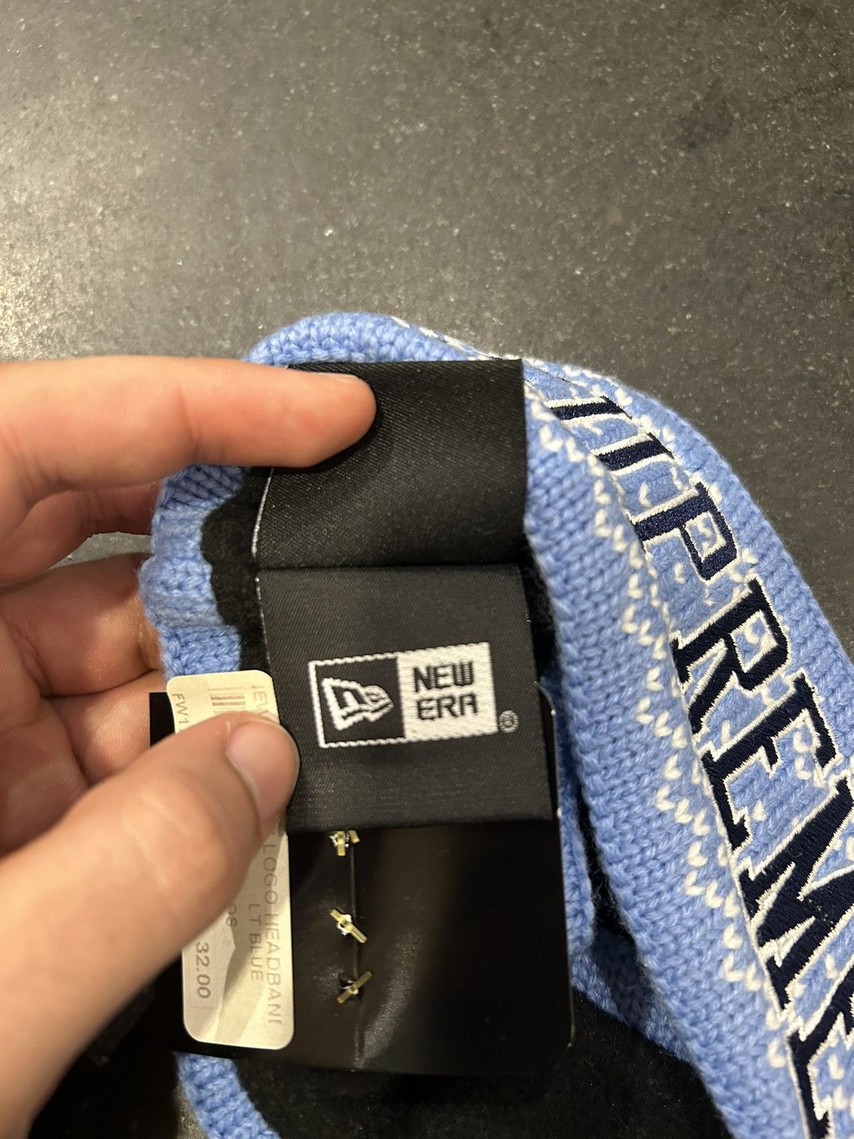 Supreme Supreme x New Era Arc Logo Headband Size ONE SIZE - 4 Thumbnail