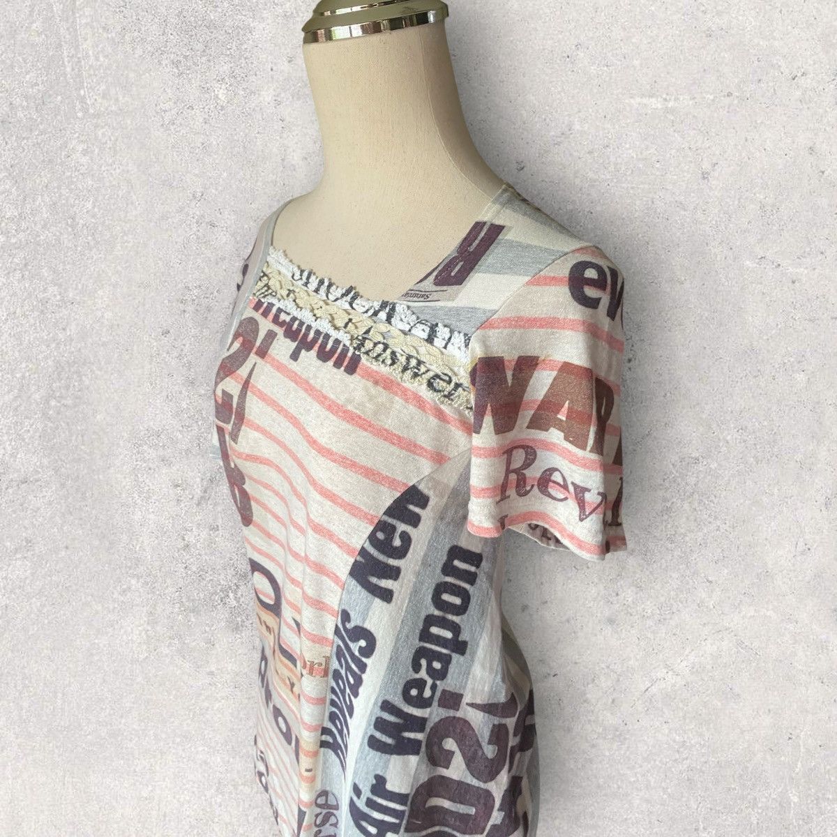 Nozomi Ishiguro 2012 Asymmetric Cut And Sew Tunic Size M / US 6-8 / IT 42-44 - 3 Thumbnail