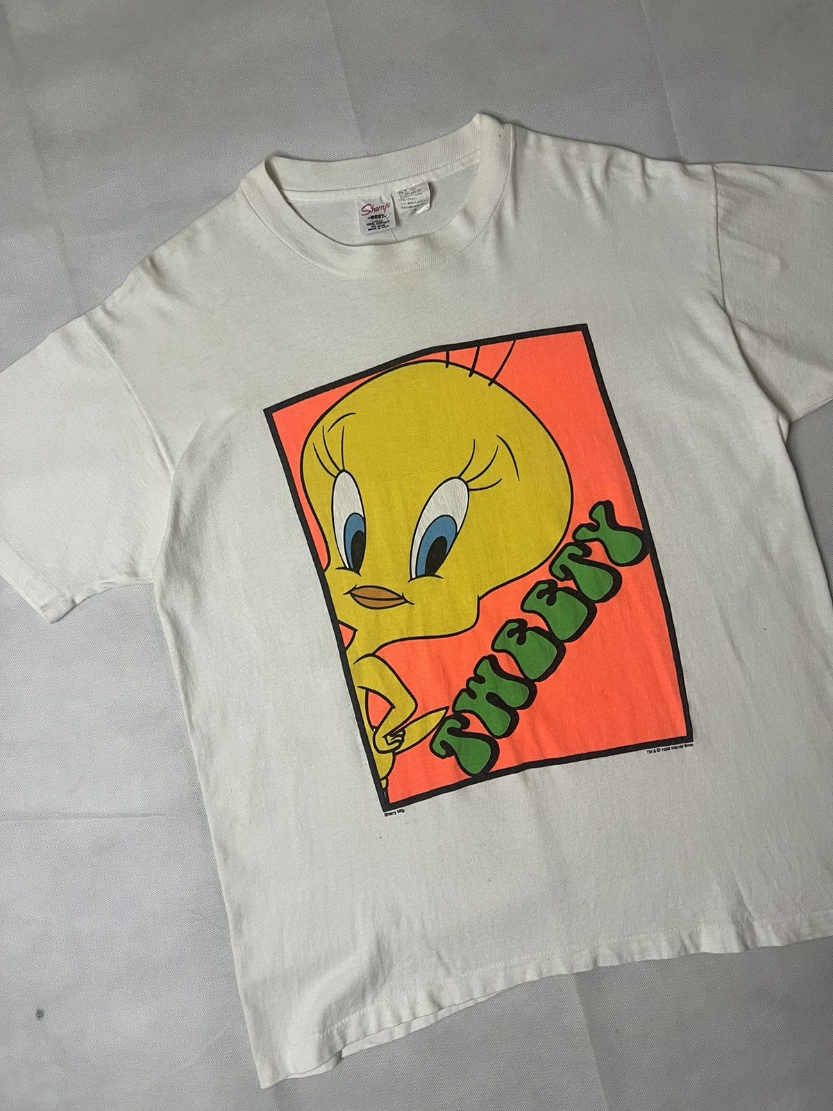 Vintage × Warner Bros Vintage 93's Tweety Bird Warner Bros Cartoon Tees Size US L / EU 52-54 / 3 - 8 Thumbnail