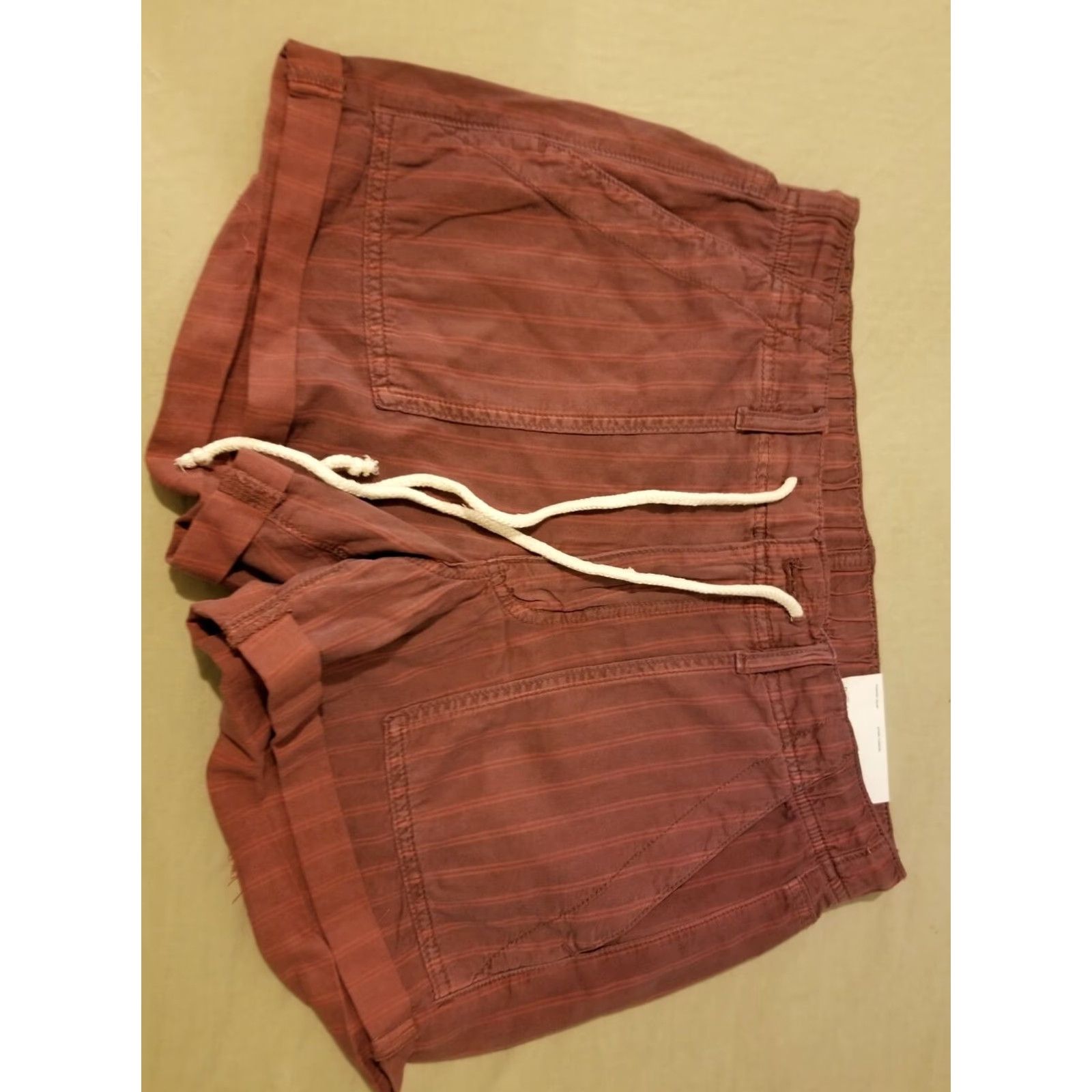 American Eagle Outfitters Womens American Eagle Outfitters Shorts Chino Cotton Red 8 Regular 8 Womens Girls Mens Size 30" / US 8 / IT 44 - 3 Thumbnail
