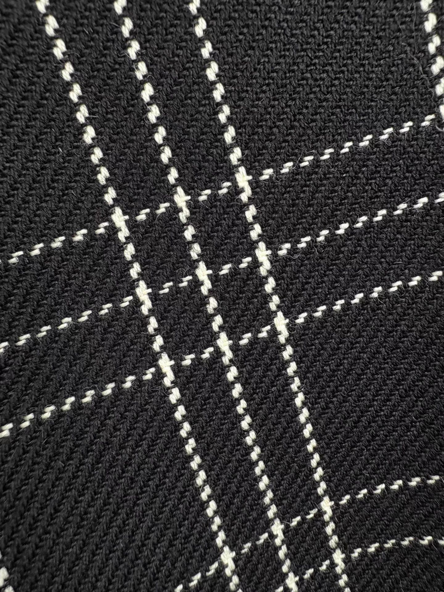 Dior DIOR Black Check Wool Trousers Size US 36 / EU 52 - 3 Thumbnail