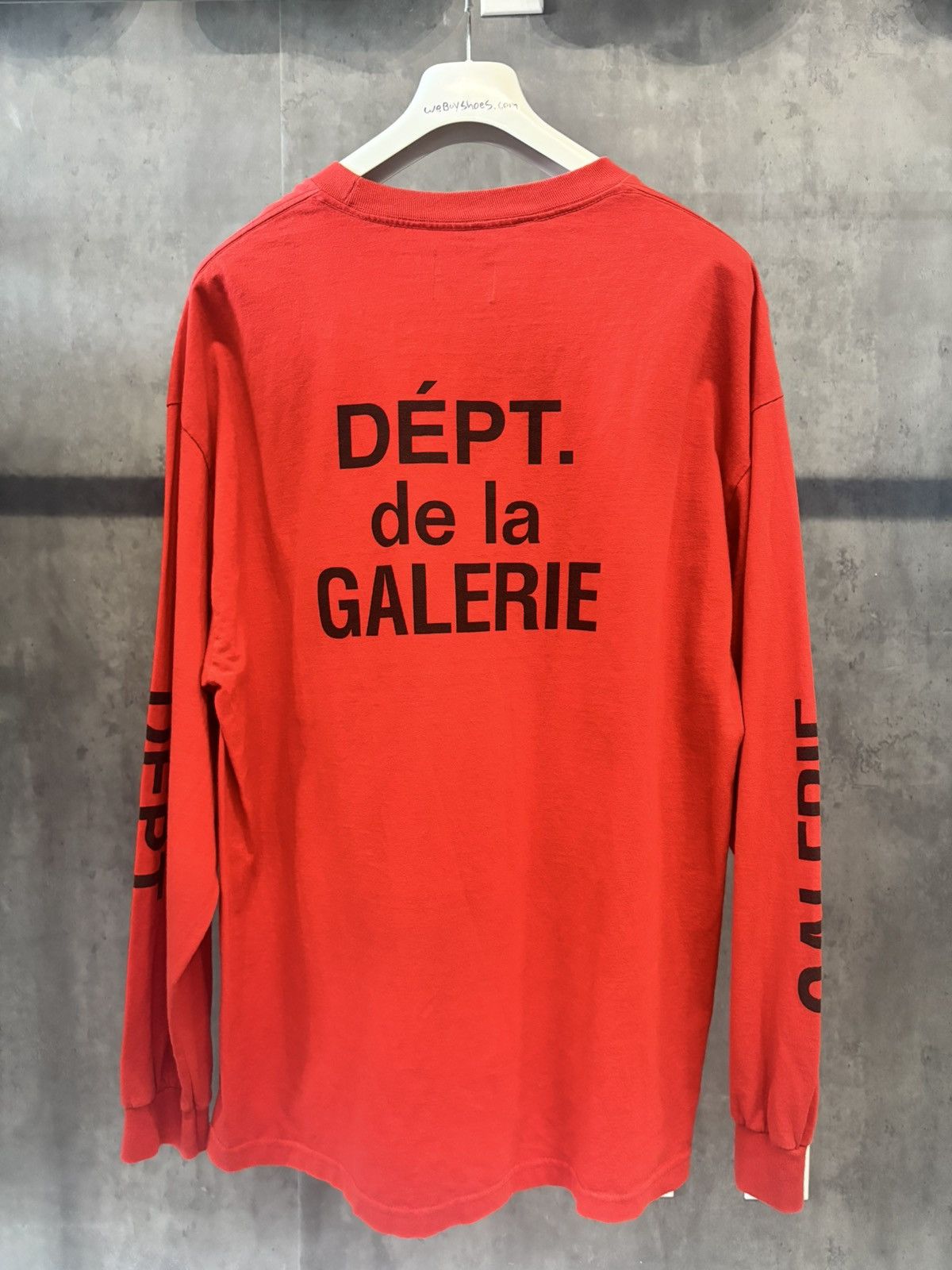Gallery Dept. GALLERY DEPT. LONG SLEEVE RED SHIRT SIZE XL Size US XL / EU 56 / 4 - 4 Thumbnail
