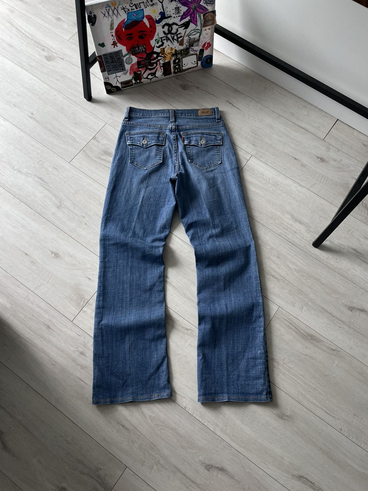 Levi's Vintage Levi's 512 Boot Cut Denim Jeans Y2K Blue Washed Size 25" / US 0 / IT 36 - 1 Thumbnail