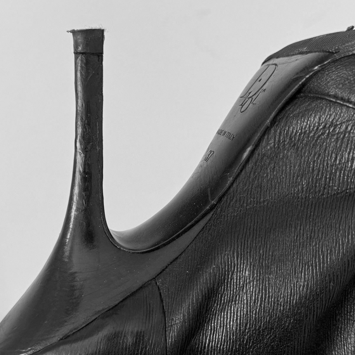 Dior Christian Dior by John Galliano Leather Knee-High Boots Size US 7 / IT 37 - 5 Thumbnail