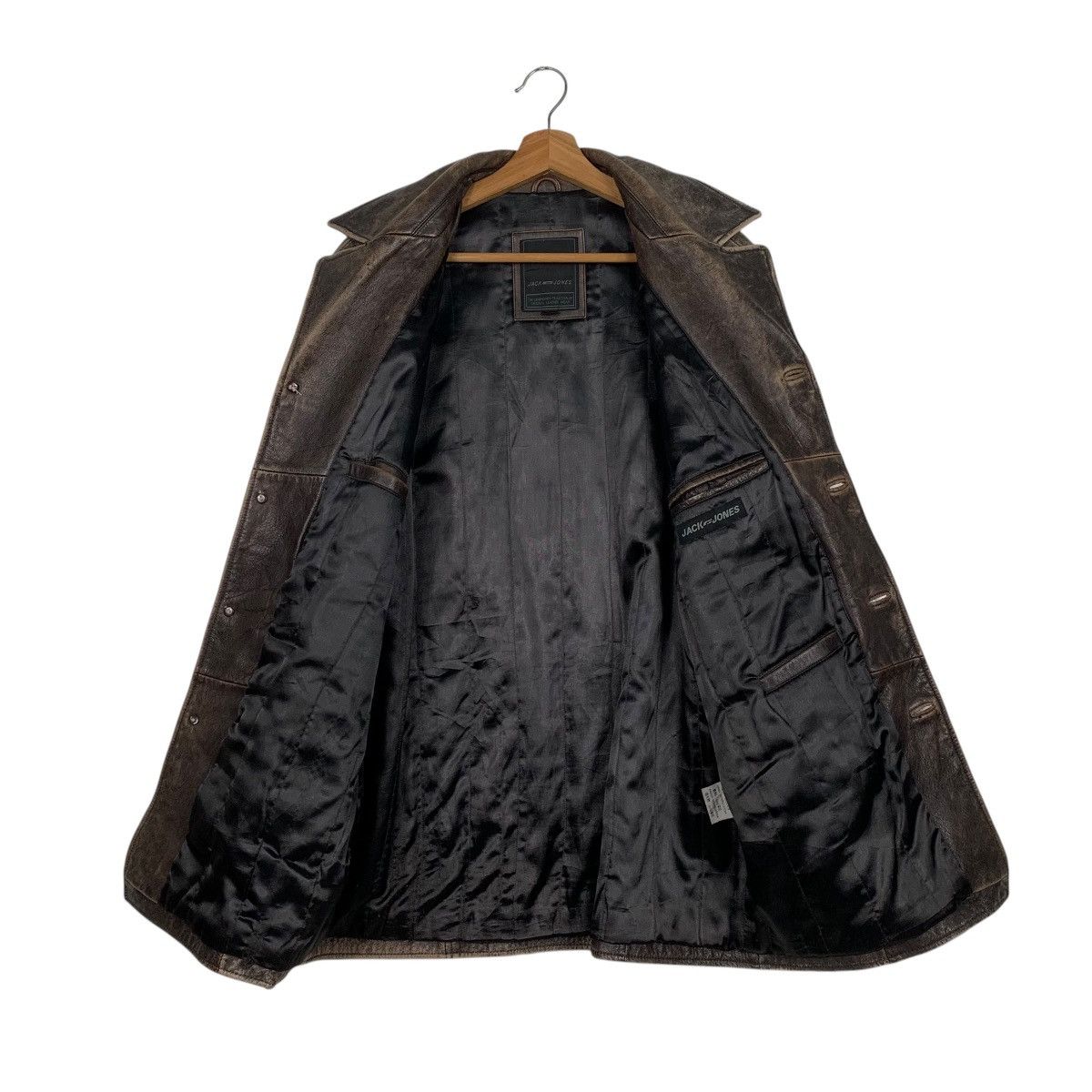 Japanese Brand Vintage Jack And Jones Leather Jacket Size US M / EU 48-50 / 2 - 11 Thumbnail