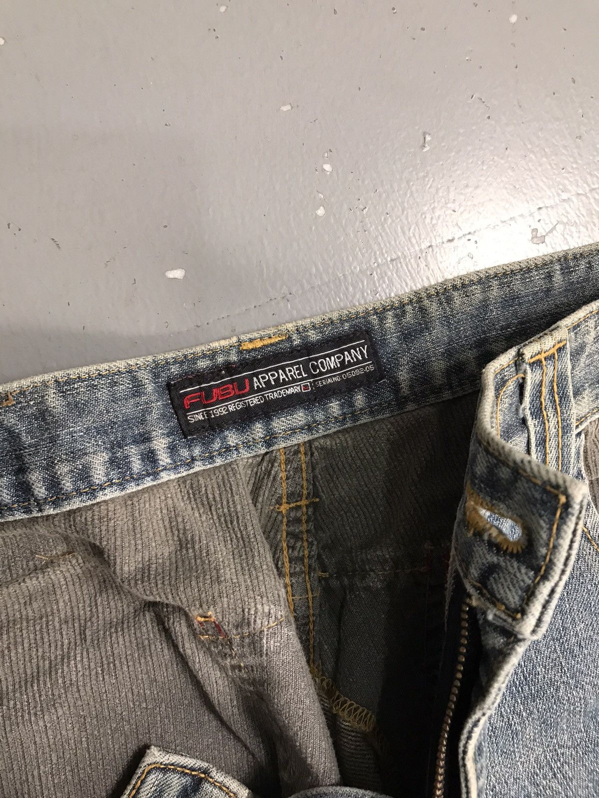 Fubu Rare vintage Fubu apparel company 1992 SpellOut denim Size US 34 / EU 50 - 9 Thumbnail
