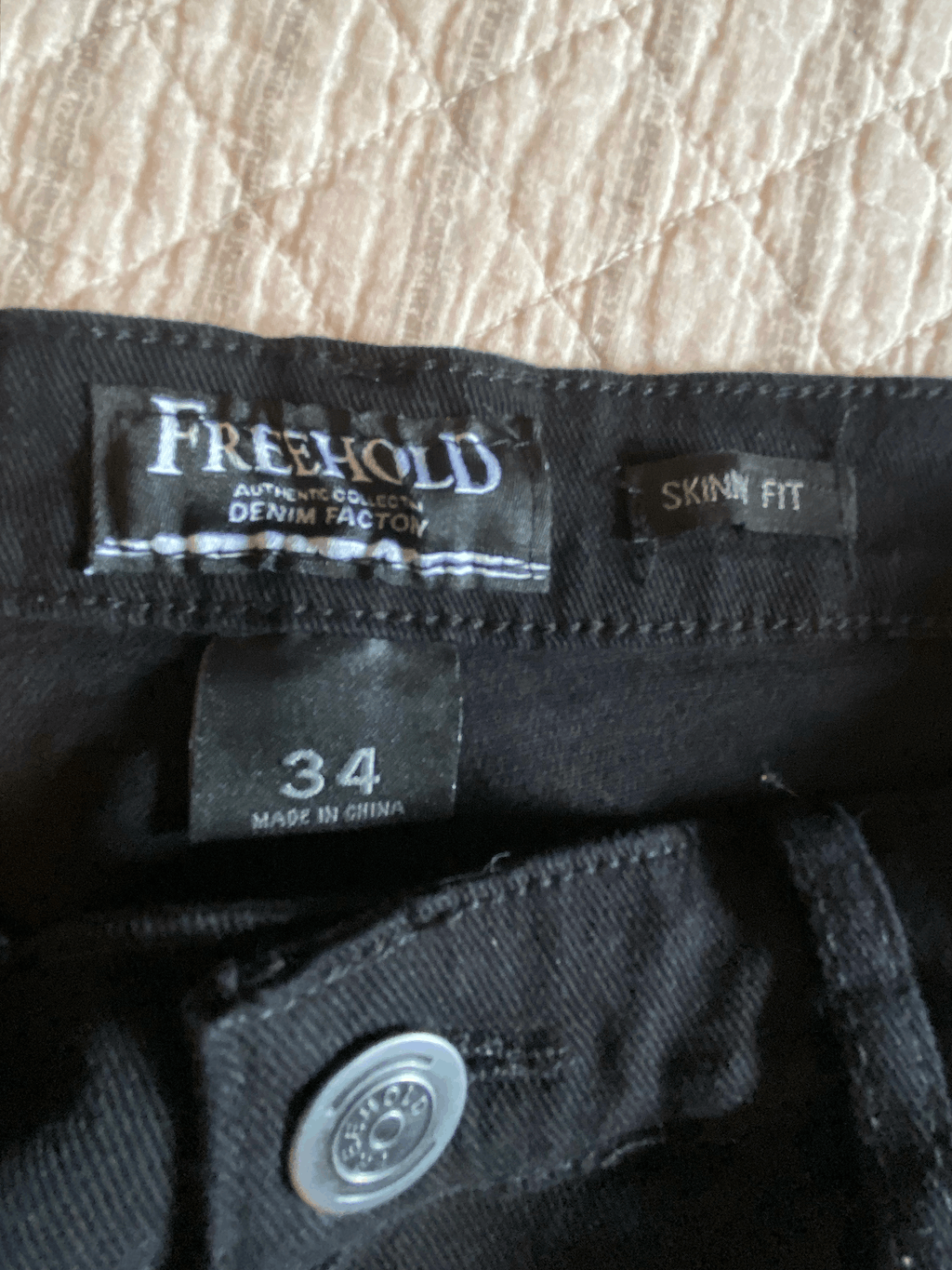 Other Black Skinny Jeans from Against All Odds Size US 34 / EU 50 - 3 Thumbnail