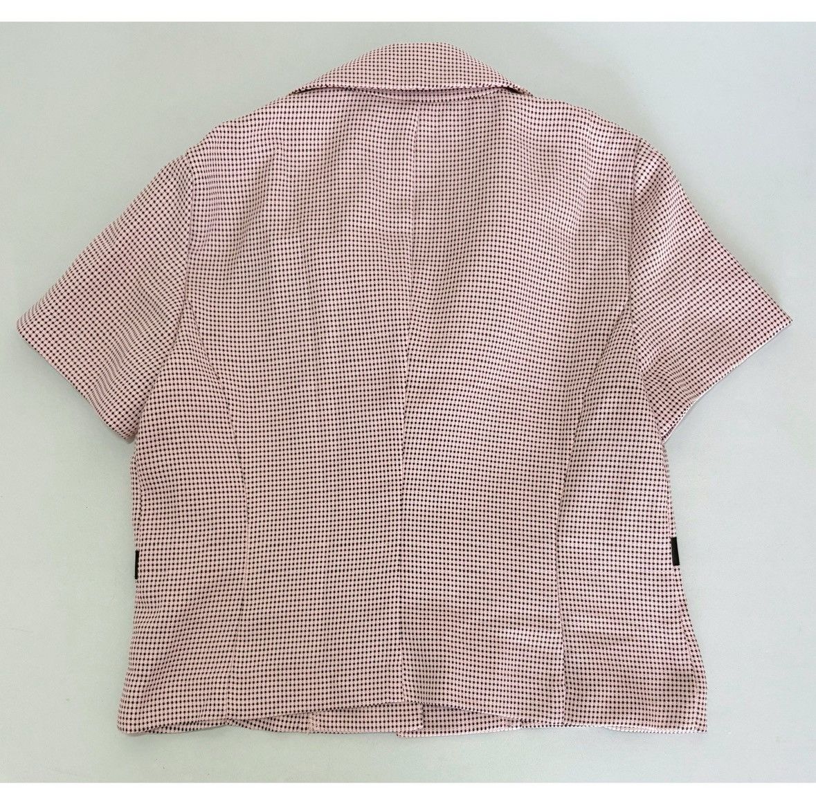 Vintage Pink Bow Polka Dot Short Sleeve Blazer Jacket Size 6 (P) 🎀✨ Size M / US 6-8 / IT 42-44 - 5 Thumbnail