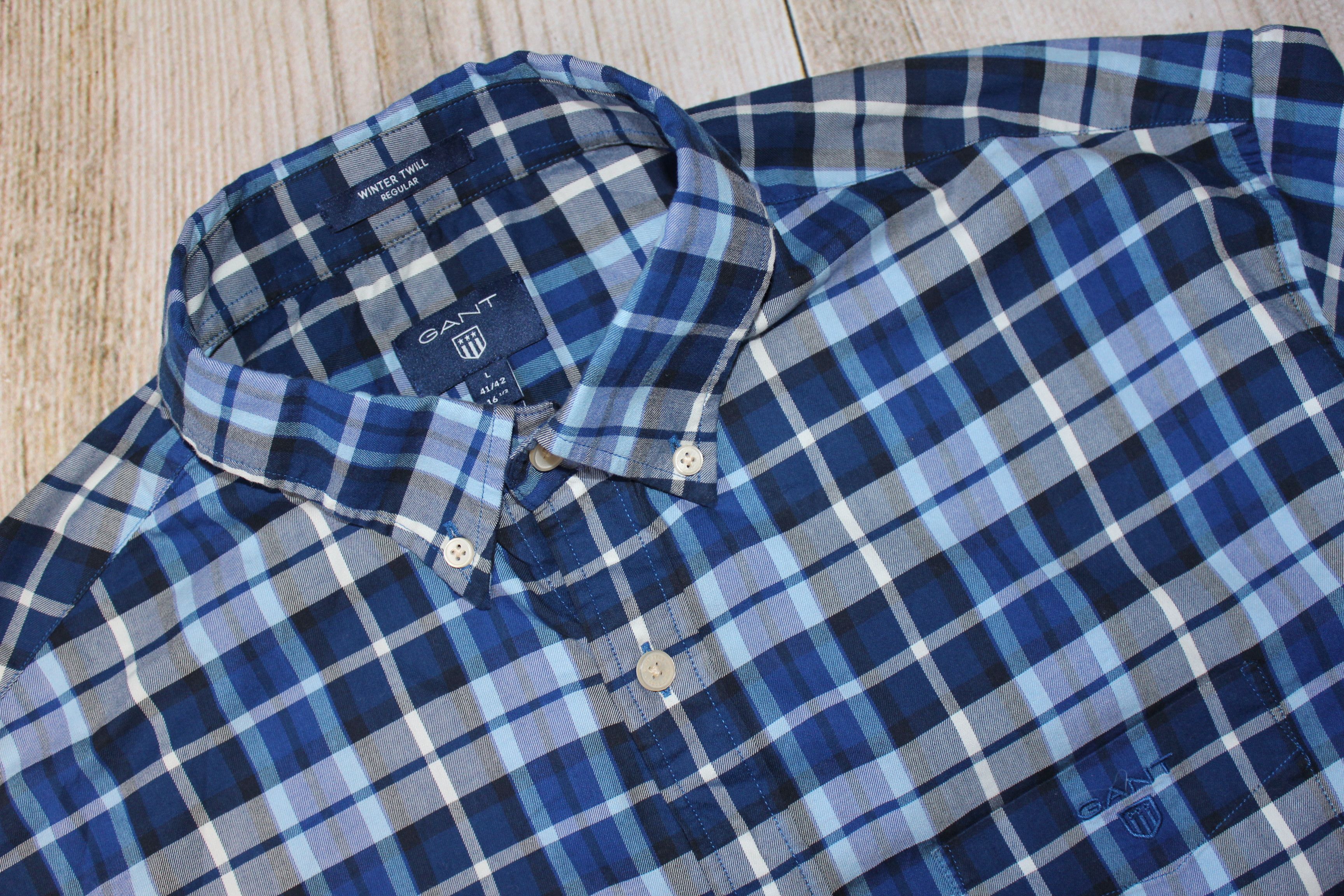 Gant GANT Long Sleeve Check Shirt Size US L / EU 52-54 / 3 - 1 Thumbnail