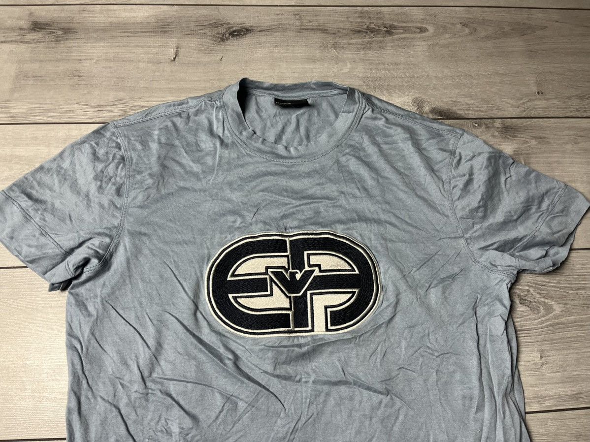 Emporio Armani Emporio Armani embroidered Logo T-shirt size Large Size US L / EU 52-54 / 3 - 3 Thumbnail