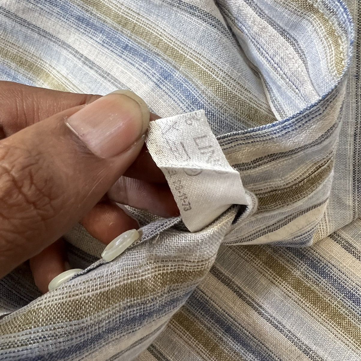 Givenchy Vintage 80s Givenchy Gentleman Paris Stripe Button up Shirt Size US XL / EU 56 / 4 - 8 Thumbnail