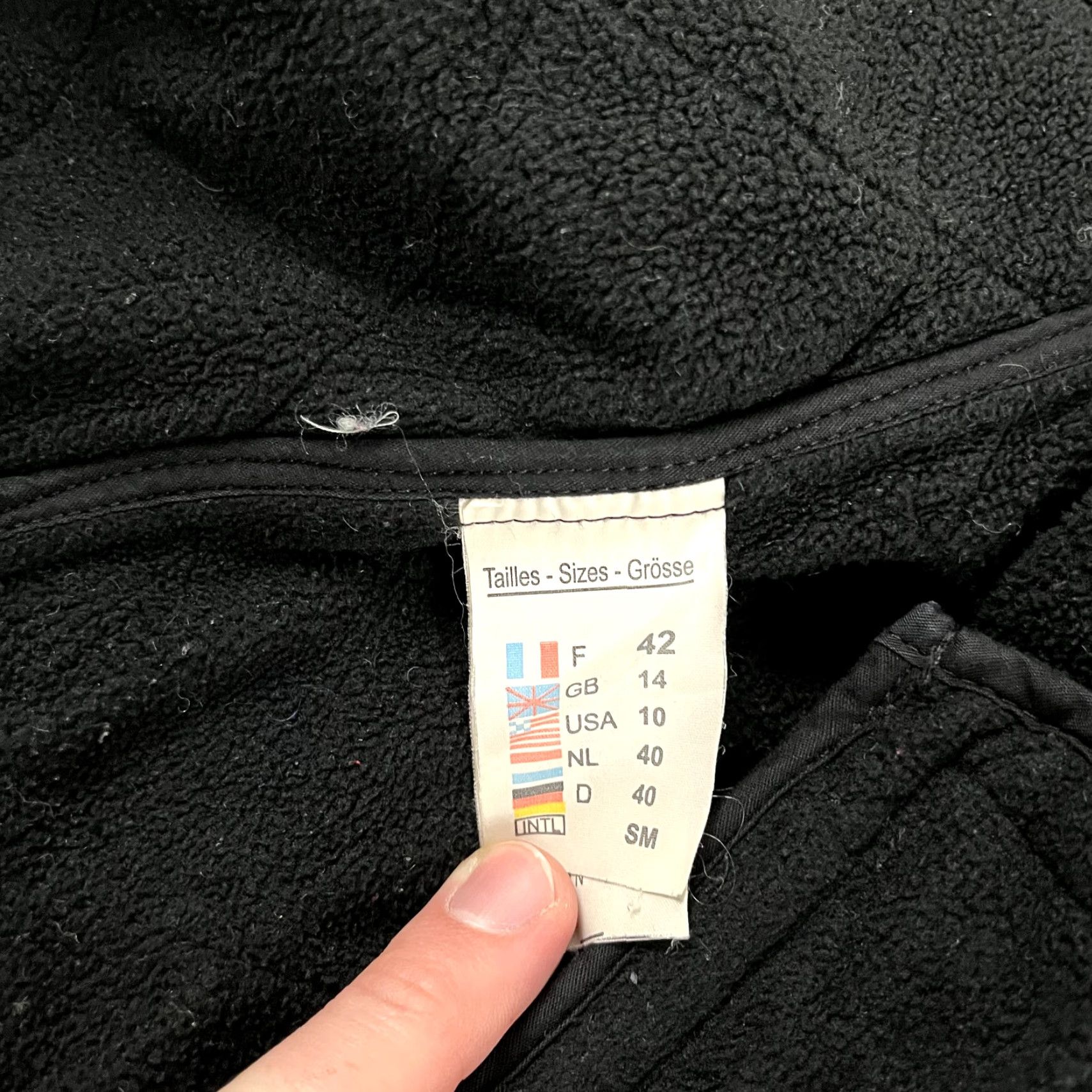Saint James Saint-James Jacket Womens US 10 FR 42 Black Quilted Puffer Full Zip Snap Coat Size L / US 10 / IT 46 - 4 Thumbnail