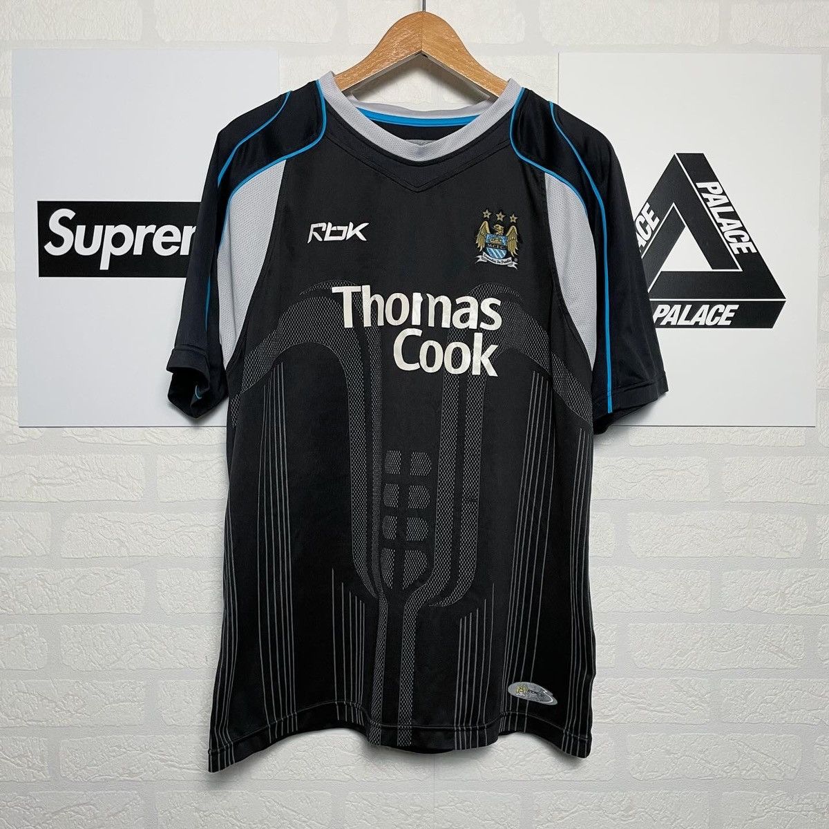 Reebok × Vintage Manchester City Away Football Shirt M Mens 2007 2006 Reebok Size US L / EU 52-54 / 3 - 1 Thumbnail