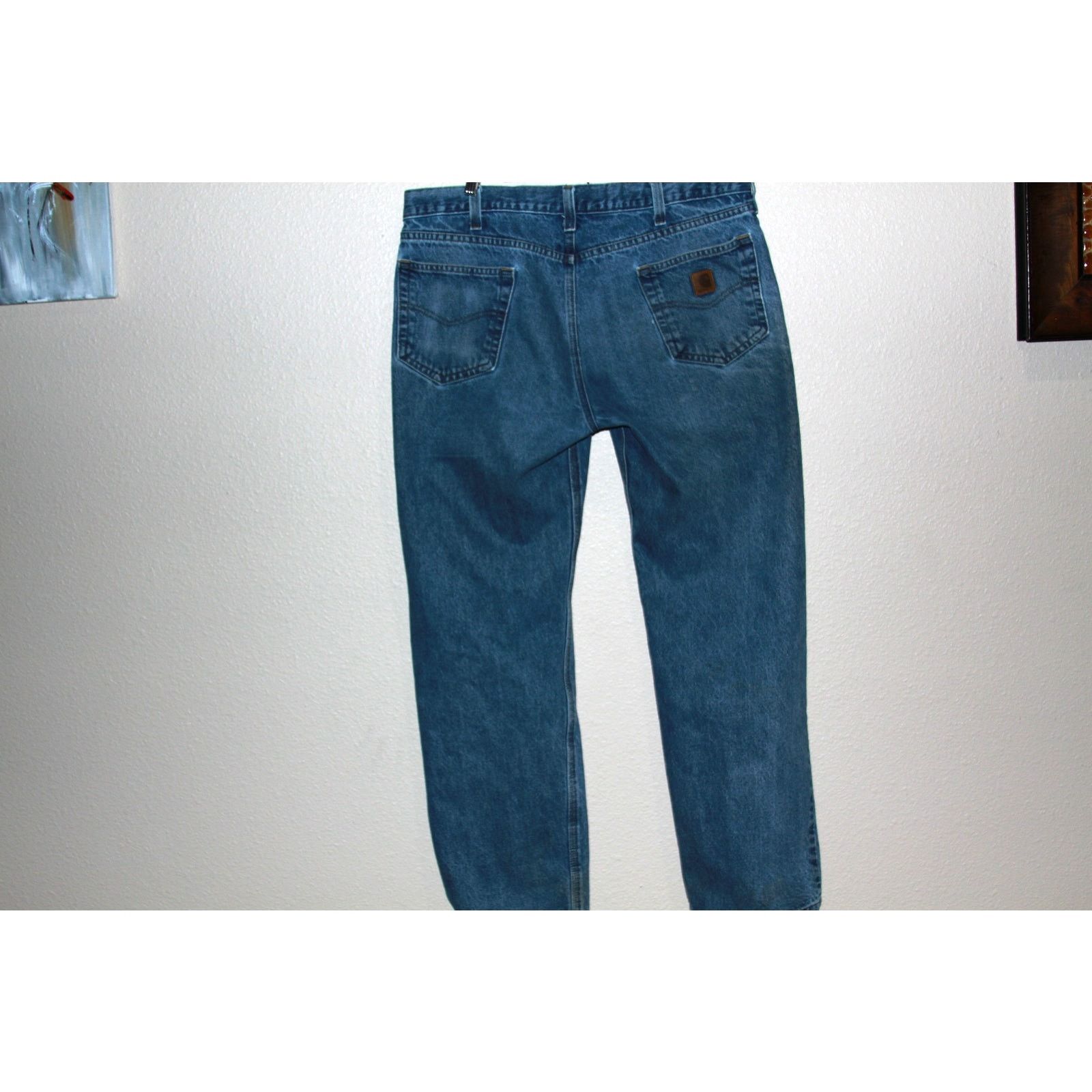 Carhartt Carhartt B480 Traditional Fit Jeans 38x32 Blue Workwear Size US 38 / EU 54 - 2 Thumbnail