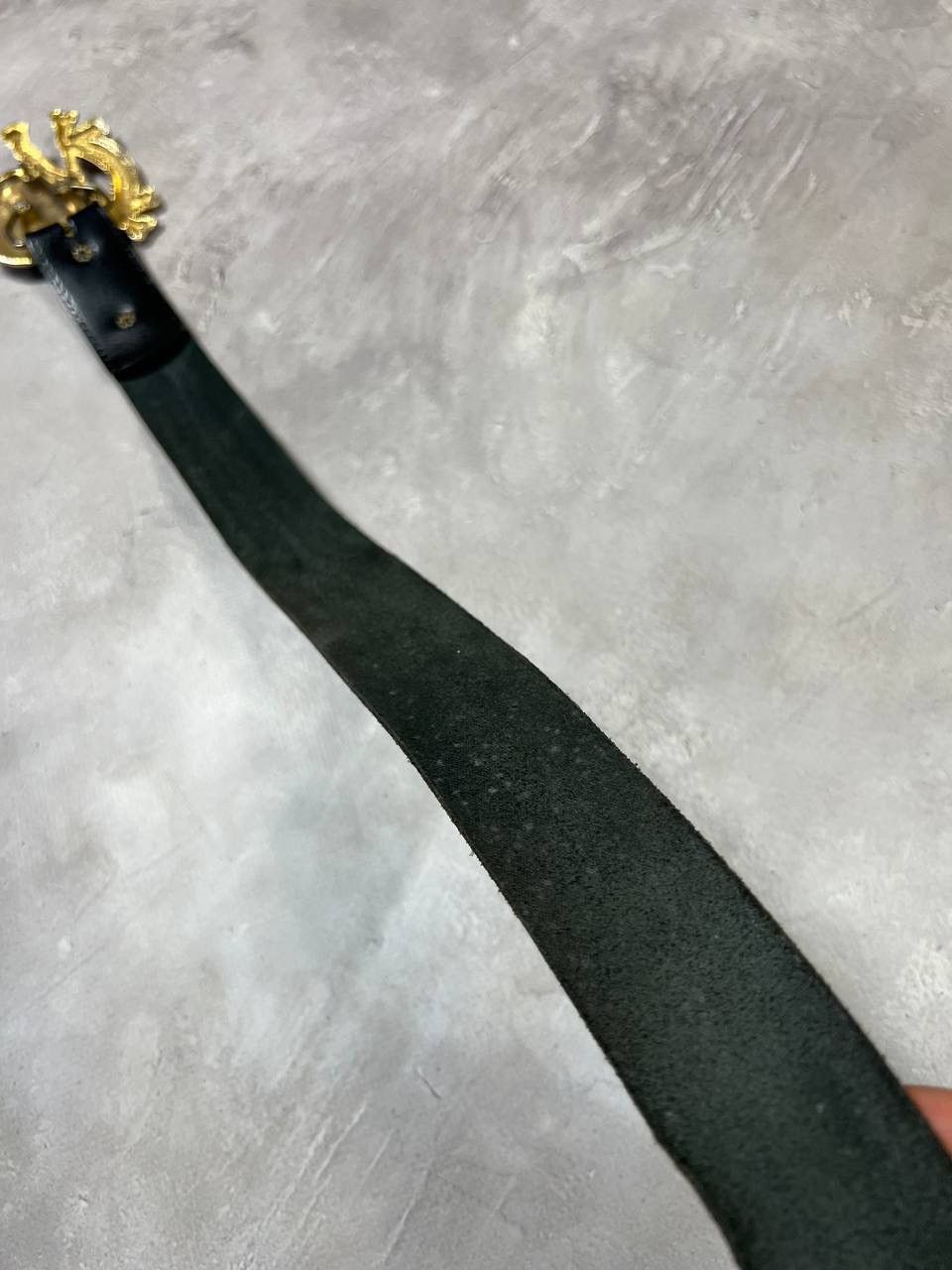 Japanese Brand × Vintage Vintage Y2k Skull Leather Belt Size ONE SIZE - 4 Thumbnail