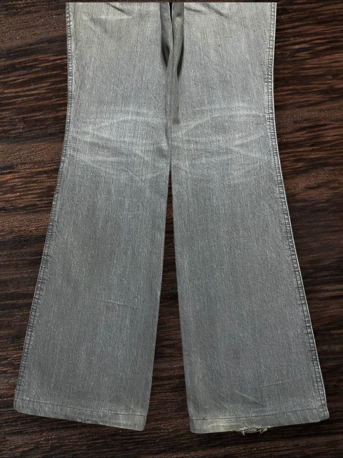 5351 POUR LES HOMMES Vintage Japanese Brand 5351 Pour Les Homme Flare Jeans Size US 32 / EU 48 - 6 Thumbnail