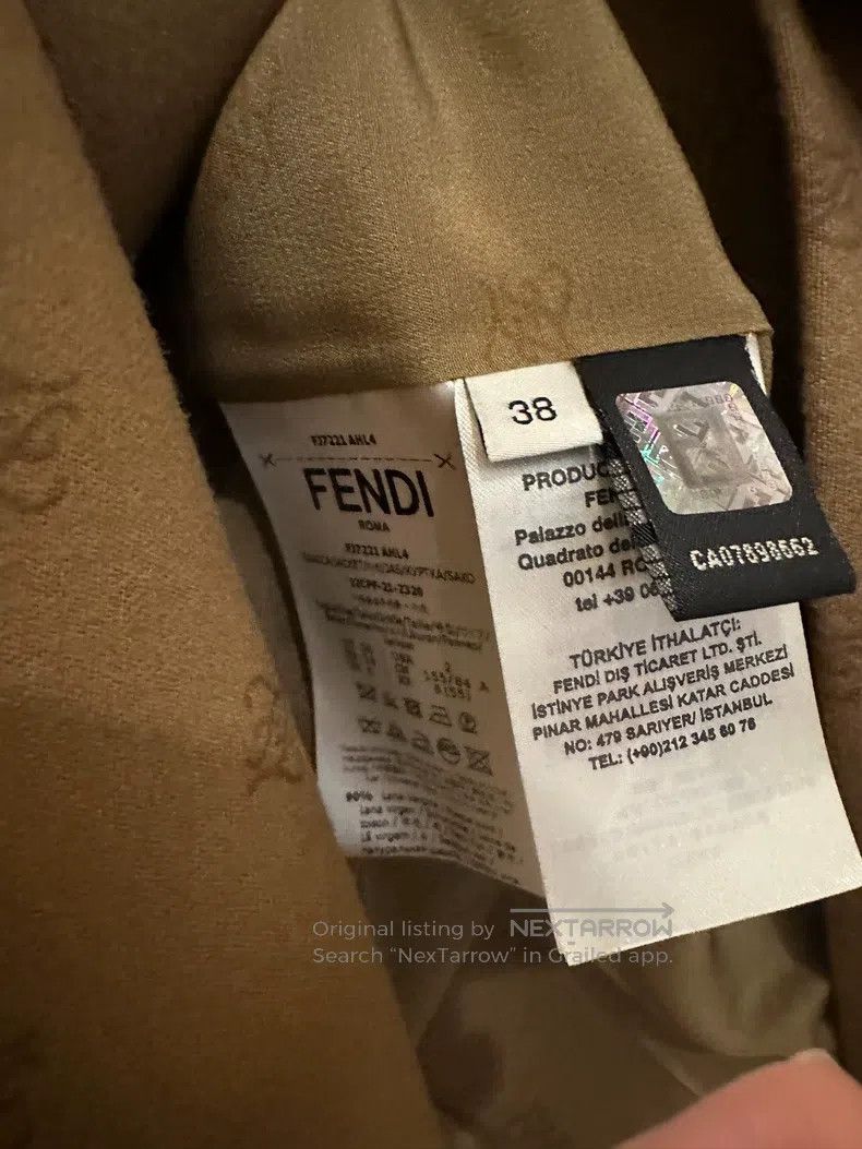 Fendi Fendi Tailored Coat Jacket Size XS / US 0-2 / IT 36-38 - 6 Thumbnail