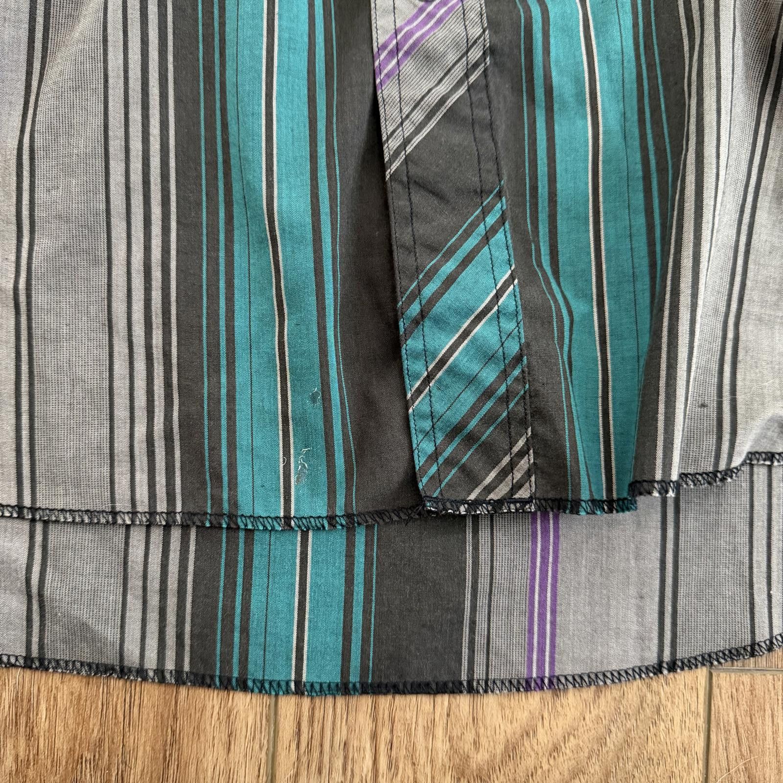 Rustler Vintage 90s Rustler Western Cowboy Striped Snap Shirt Size US XL / EU 56 / 4 - 5 Thumbnail