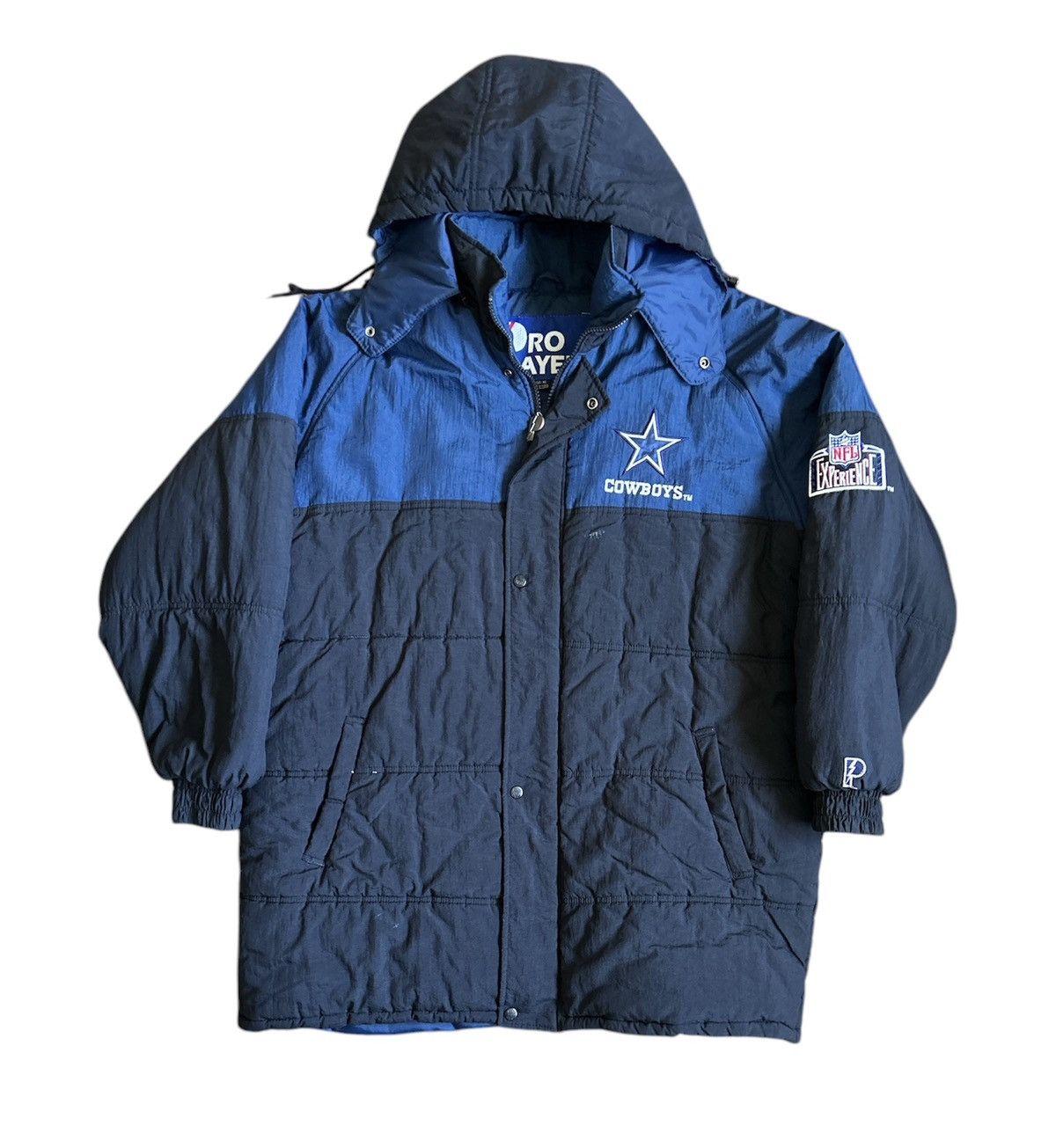 Pro Player × Vintage Vintage 90s Pro Player Dallas Cowboys Puffer Jacket Size: XL Size US XL / EU 56 / 4 - 1 Thumbnail