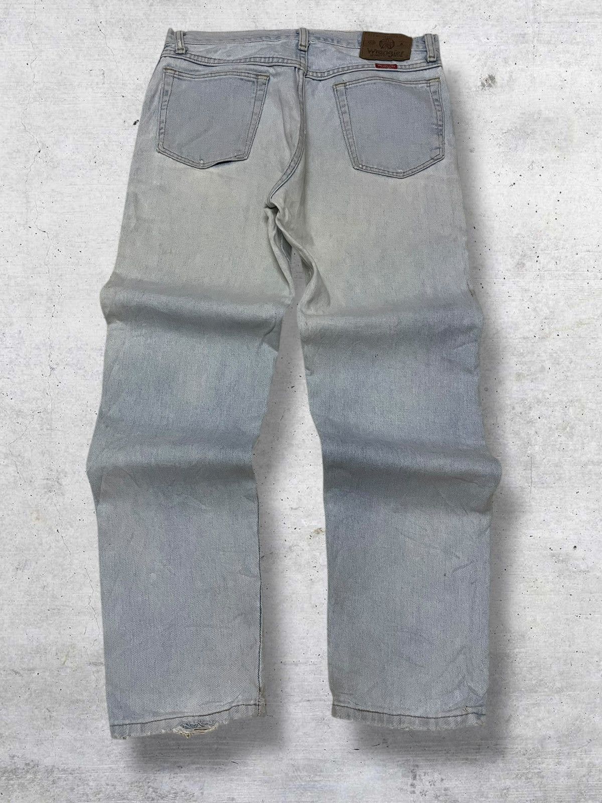 Wrangler VINTAGE WRANGLER USA DESIGNER BLUEWASHED REGULAR OLD DENIM Size US 30 / EU 46 - 9 Thumbnail