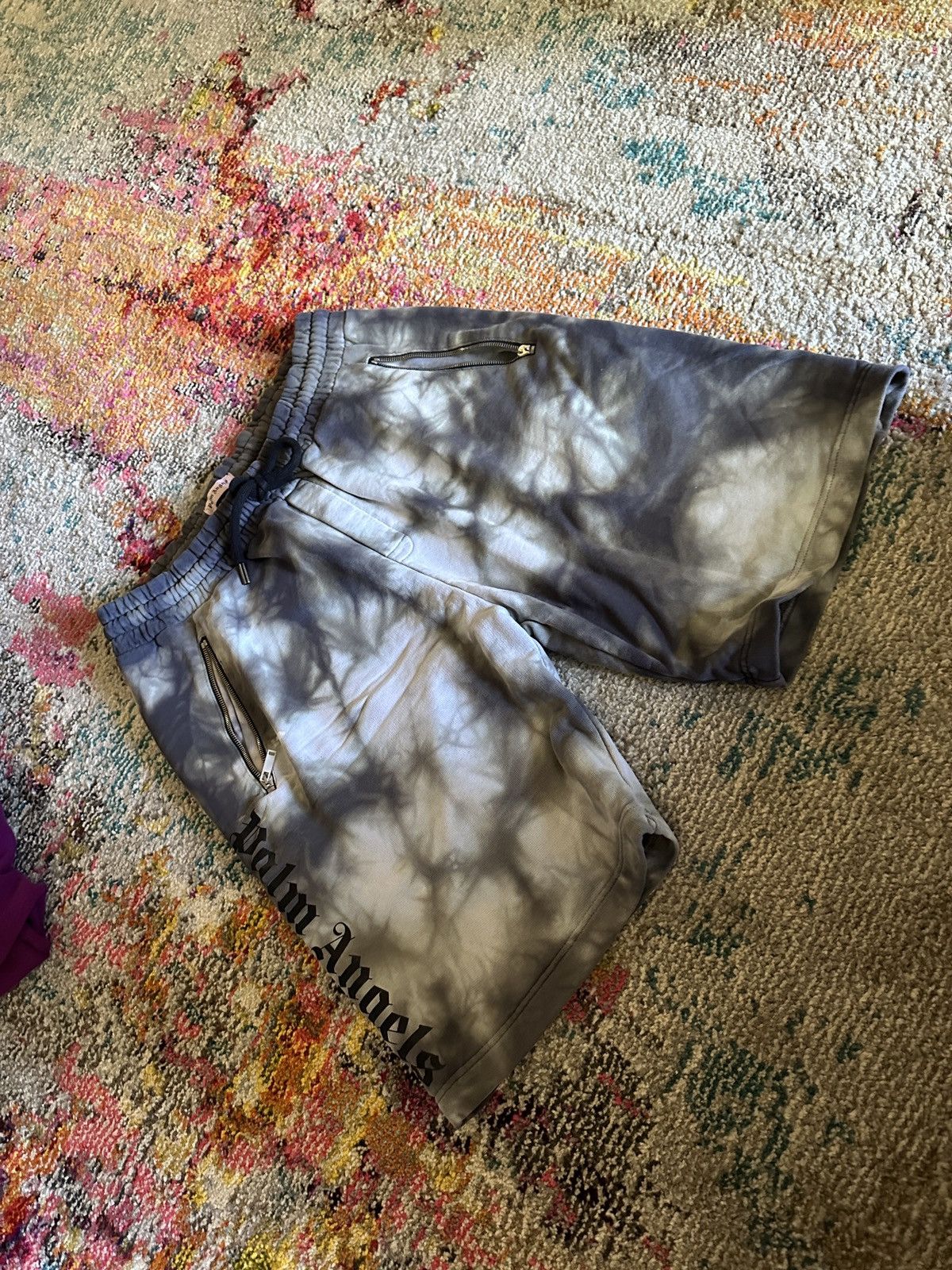 Palm Angels Gray Tie-Dye Palm Angels Shorts Size US 34 / EU 50 - 1 Thumbnail