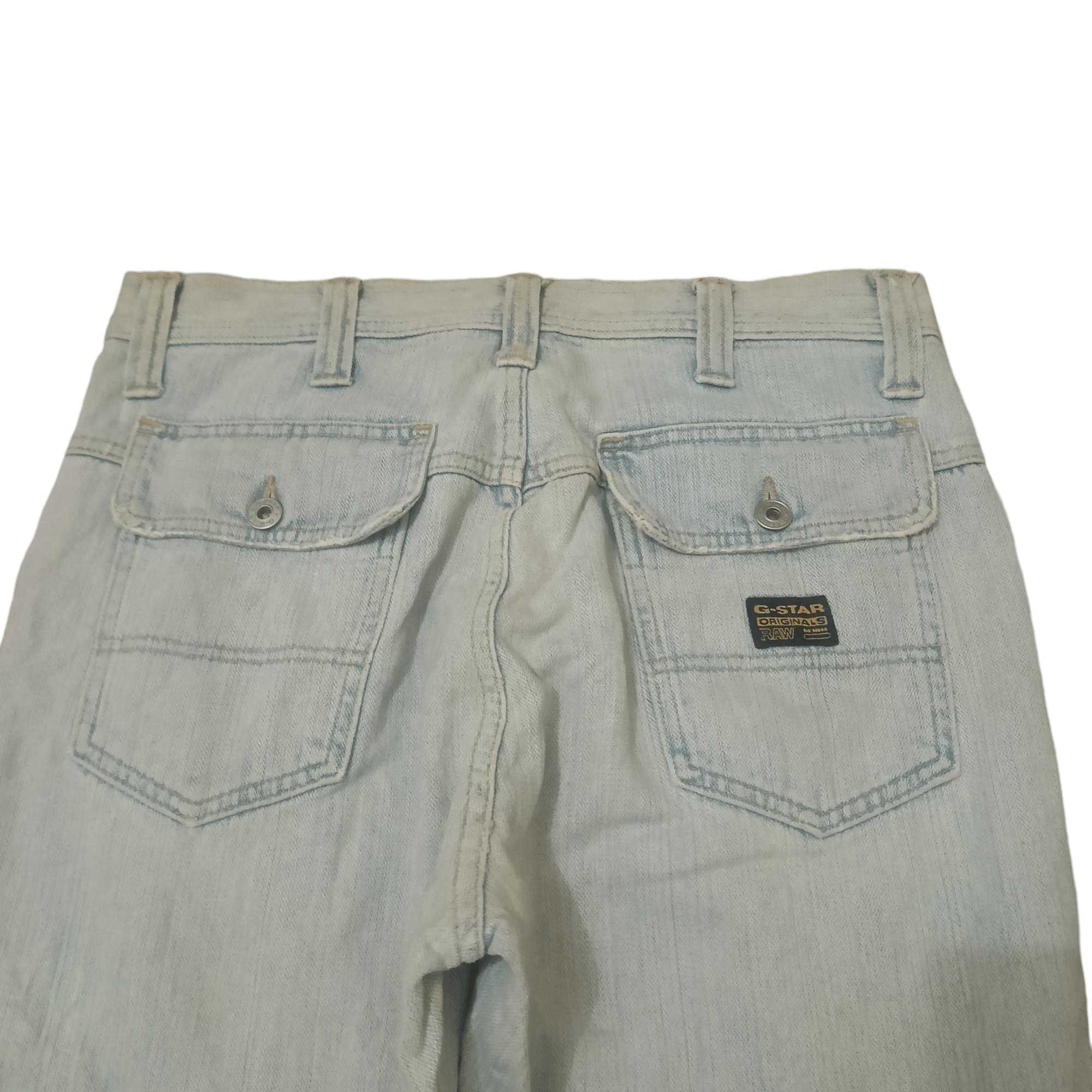 G-Star G Star Raw denim baggy jeans bootcut style Size US 31 - 14 Thumbnail