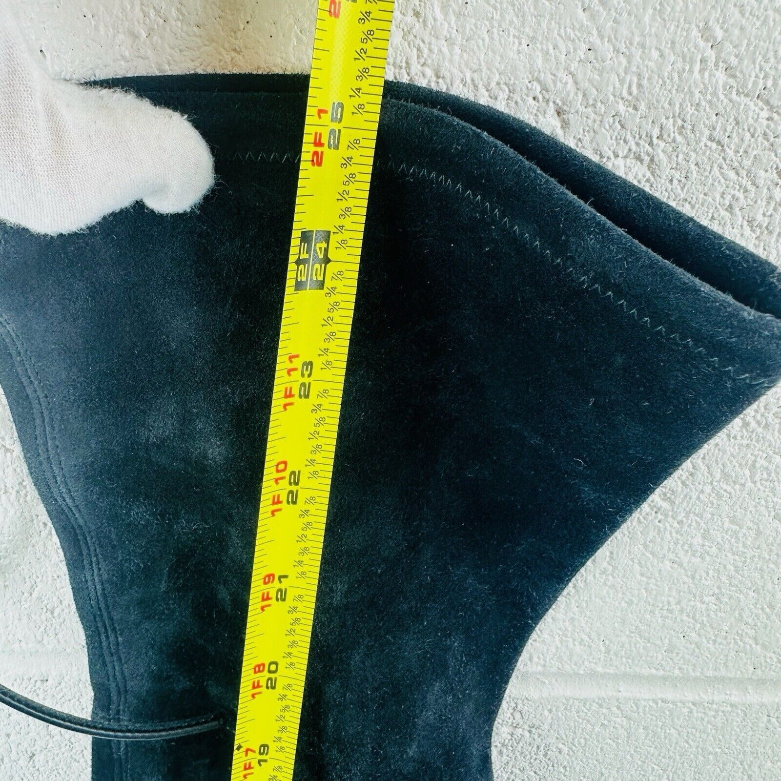 Stuart Weitzman Stuart Weitzman Highland Boots Black Suede Heeled Sz 5.5 Size US 5.5 / IT 35.5 - 13 Thumbnail