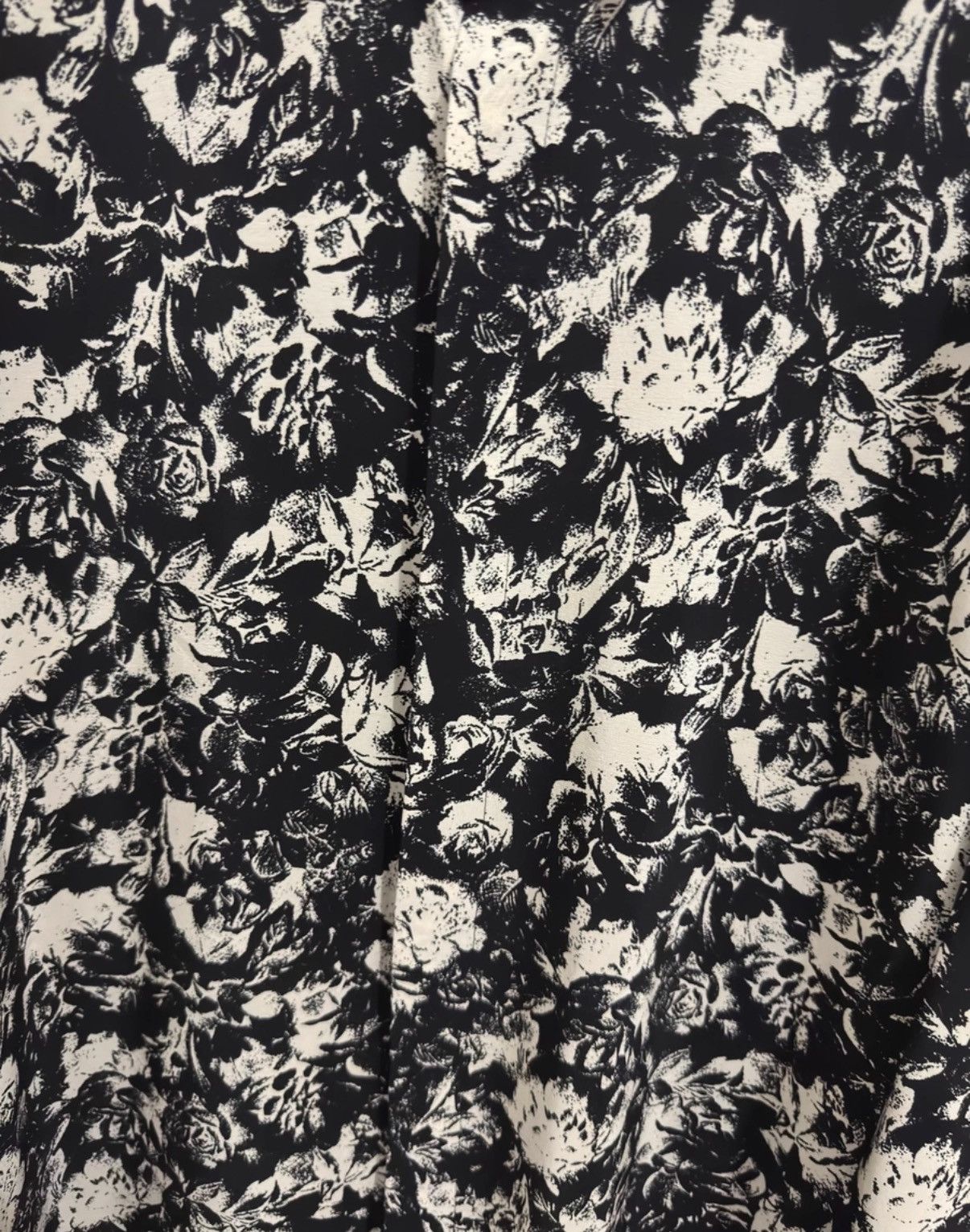 Saint Laurent Paris SLP 21FW Mulberry Silk All-Over Print French Rose Shirt Size US XS / EU 42 / 0 - 4 Thumbnail