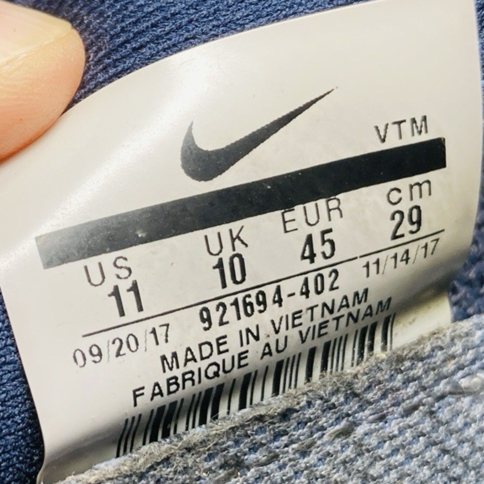 Nike Nike Air Max Sequent 3 - Obsidian/Summit White - Size 10.5 Size US 10.5 / EU 43-44 - 9 Thumbnail