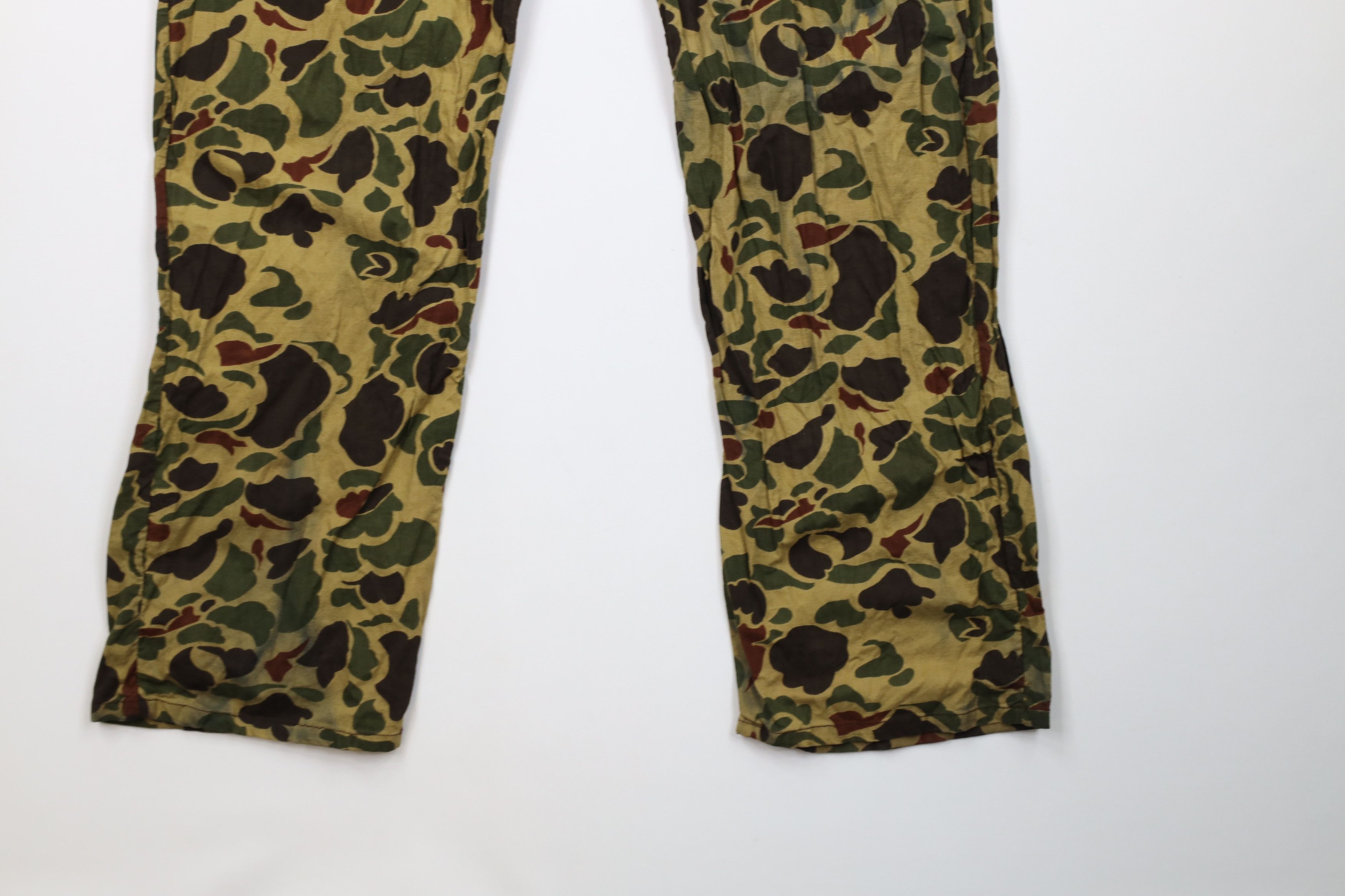 Vintage Vintage 70s Streetwear Frogskin Camouflage Wide Leg Pants Size US 36 / EU 52 - 4 Thumbnail