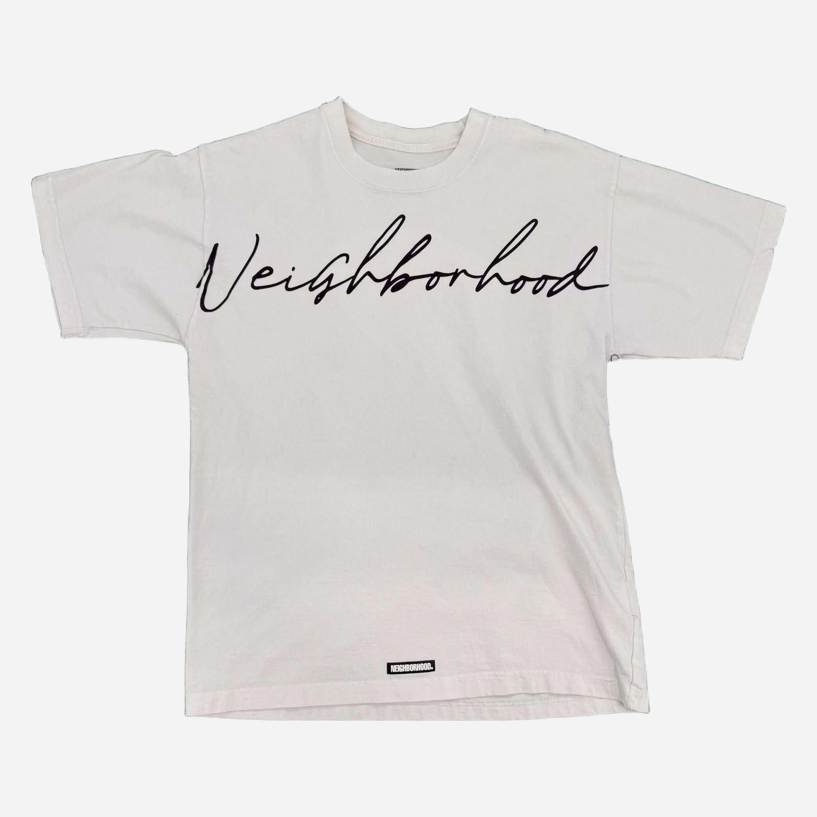 Neighborhood Neighborhood Script Tee White S Size US S / EU 44-46 / 1 - 1 Thumbnail