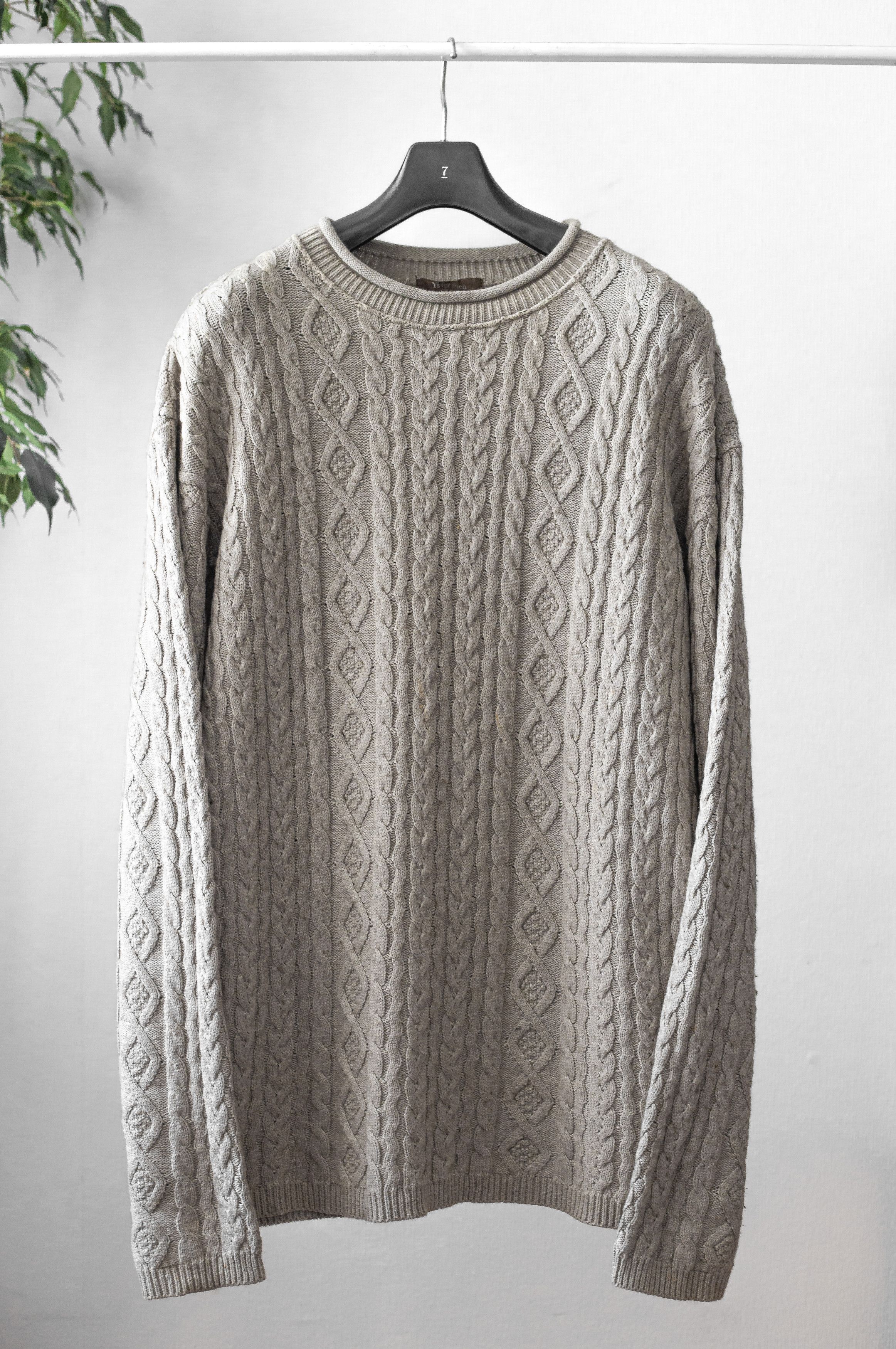 Yohji Yamamoto vintage cable knit Size US L / EU 52-54 / 3 - 1 Thumbnail