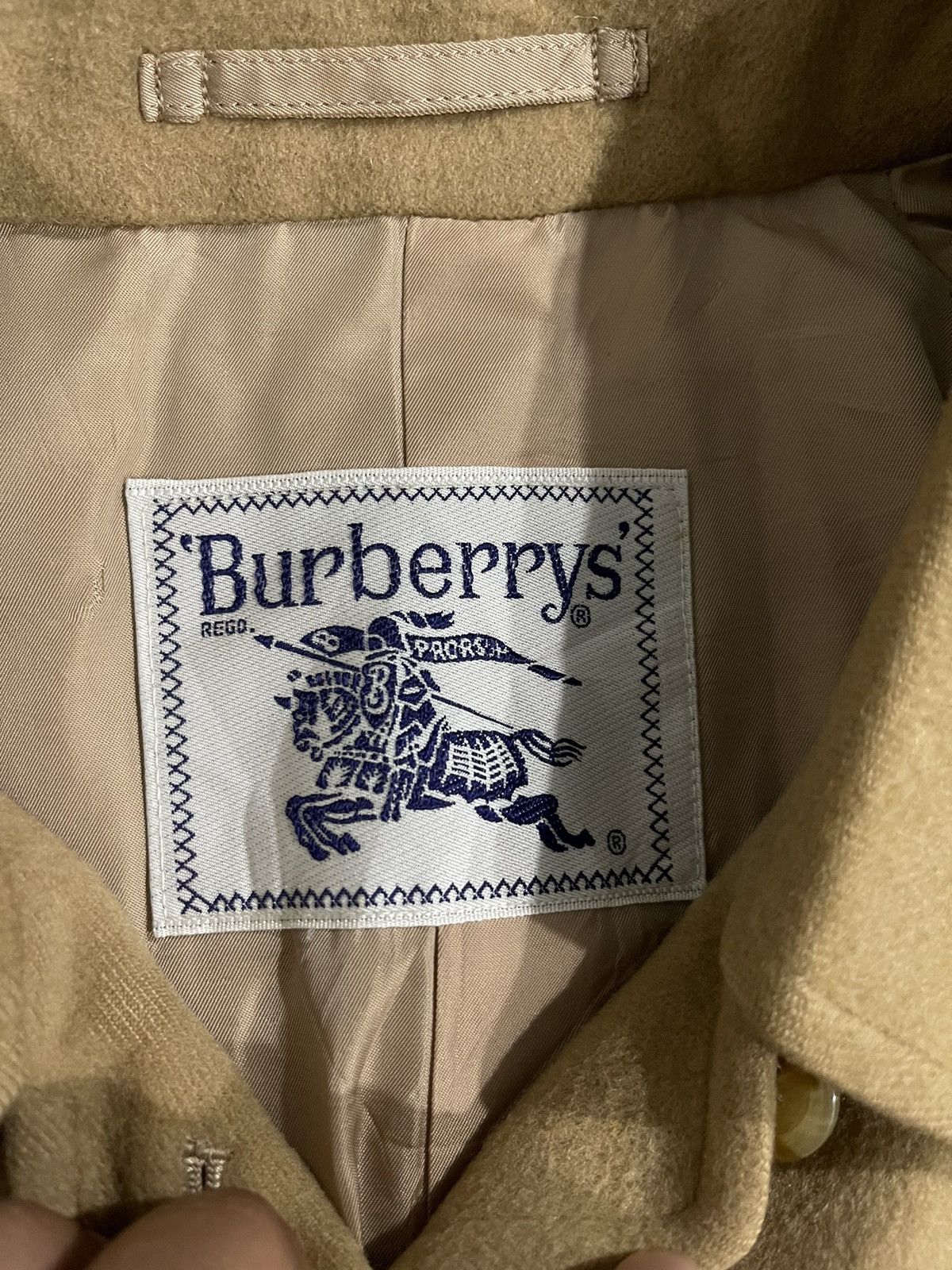 Burberry × Vintage Vintage Burberrys Wool Long Jacket Size US L / EU 52-54 / 3 - 22 Thumbnail