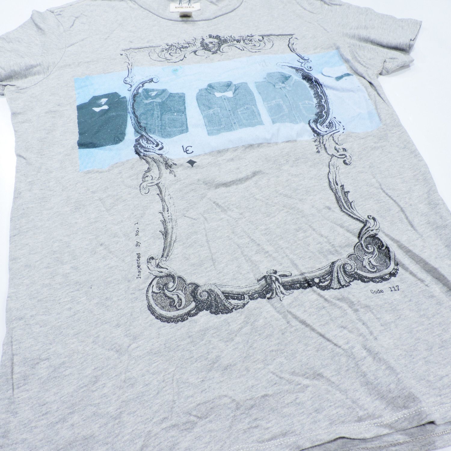 Diesel DIESEL SKULL MIRROR CODE 117 T-SHIRT Size US L / EU 52-54 / 3 - 5 Thumbnail