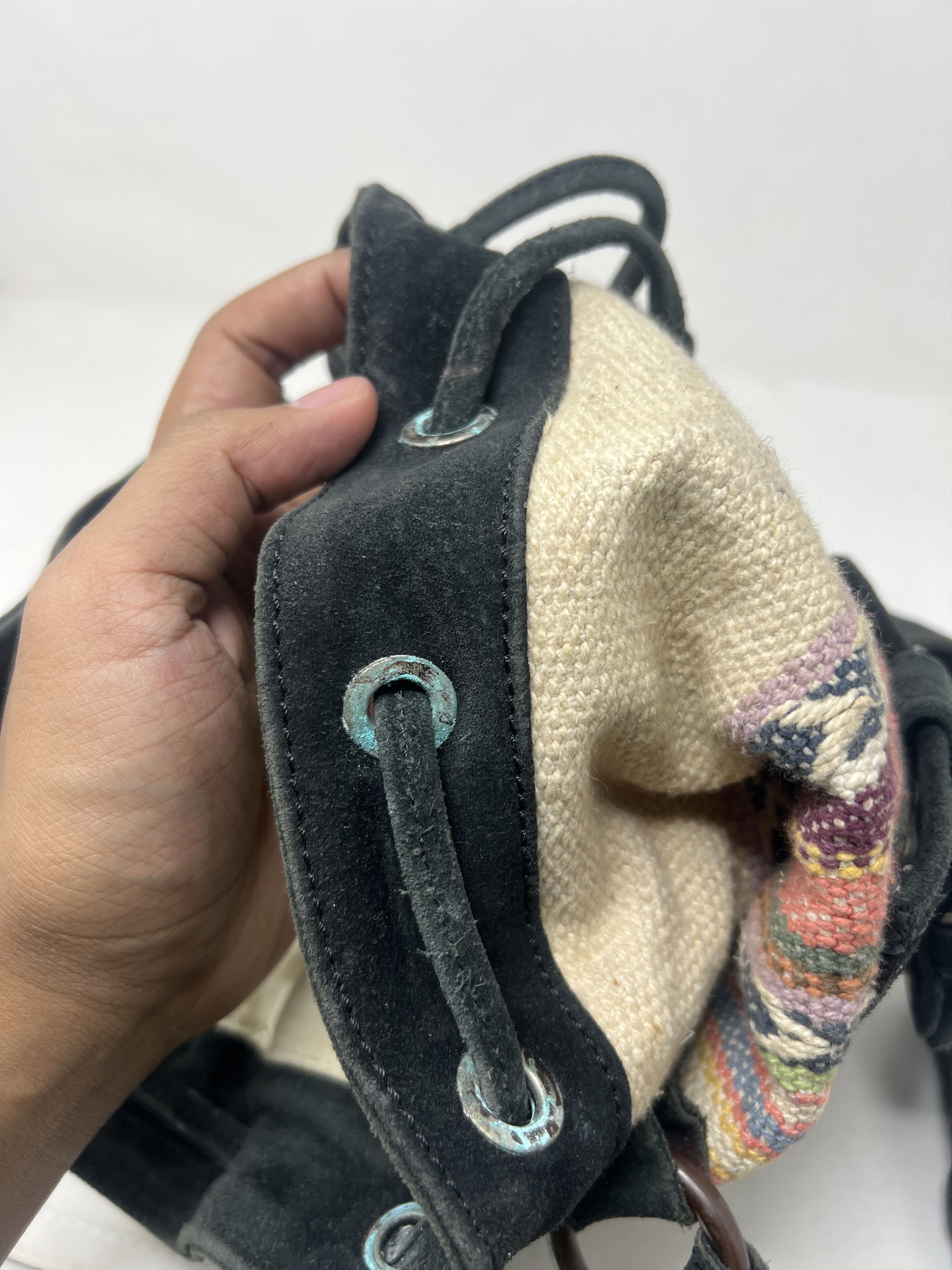 Zara Zara Trafaluc Suade Navajo Bucket Size ONE SIZE - 18 Thumbnail