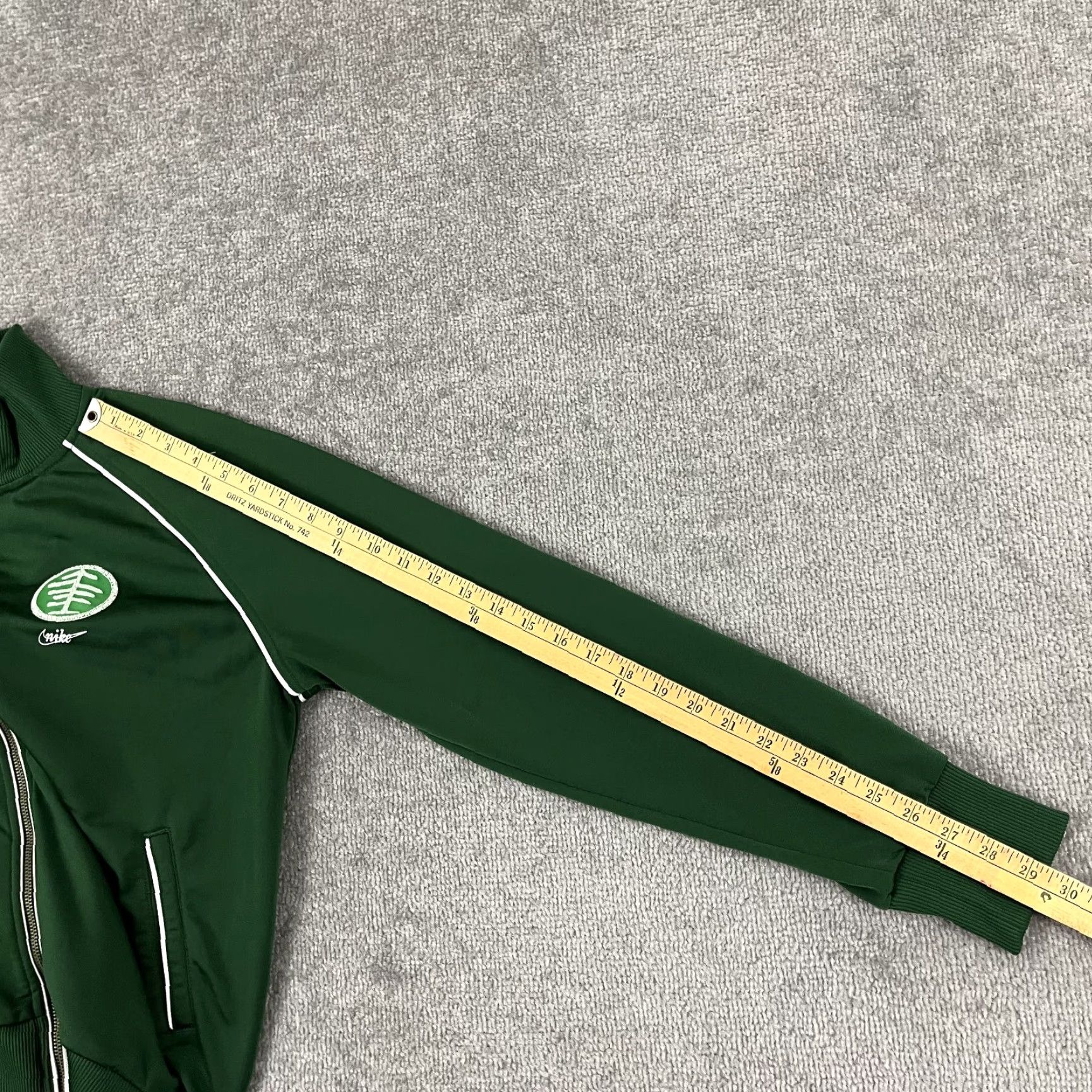 Nike Nike Jacket Womens Large Green Oregon Ducks TOC Full Zip Track Running Size L / US 10 / IT 46 - 7 Thumbnail
