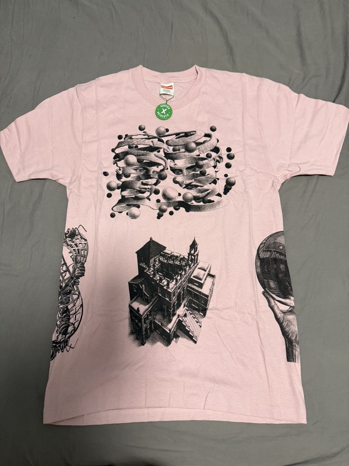 Supreme Supreme MC Escher Collage Tee Slate | Grailed
