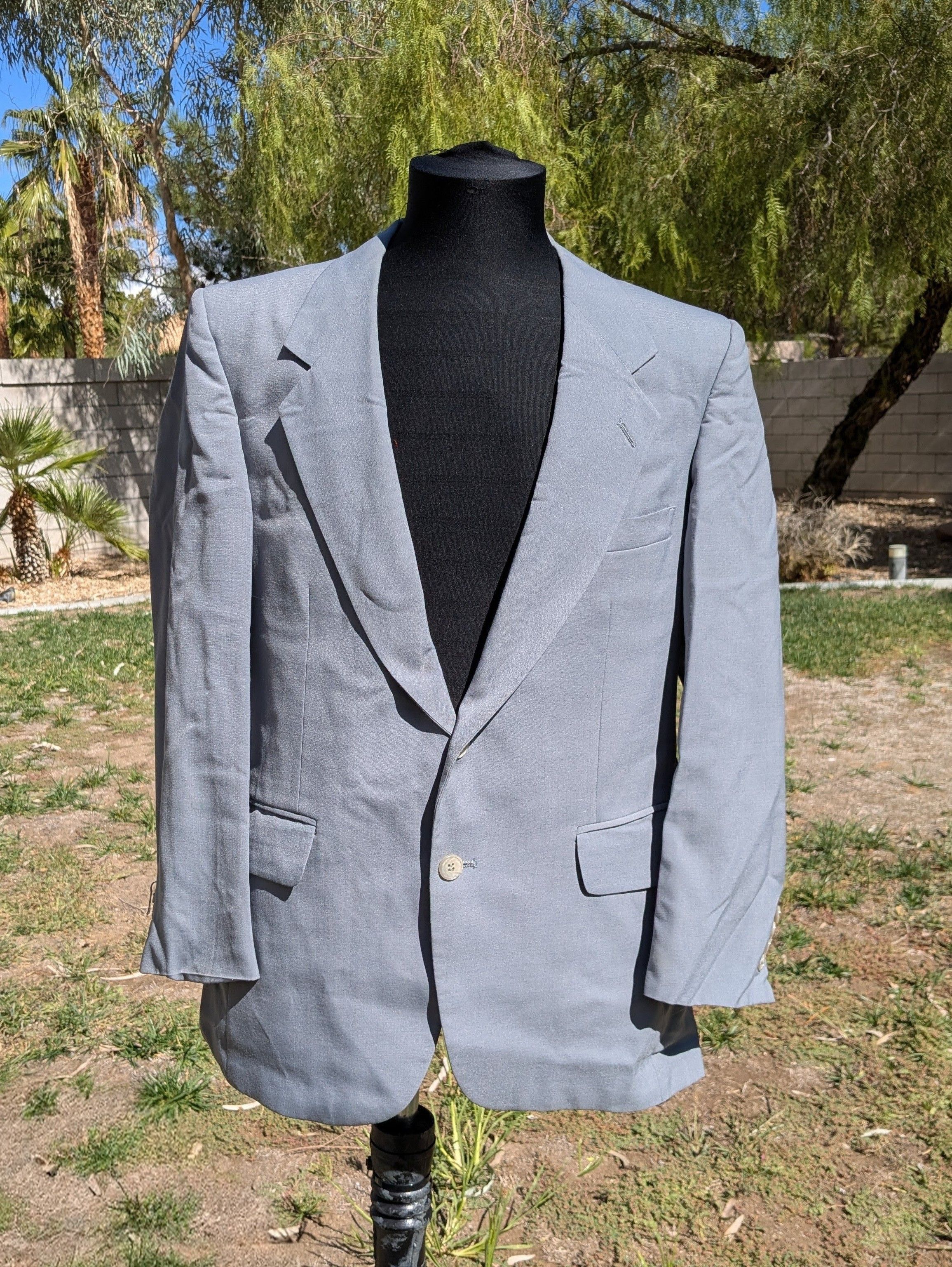 Dillard's VTG 1990s MARKS/MISSING BUTTON Dillards Single Breasted Coat Size 38S - 1 Thumbnail