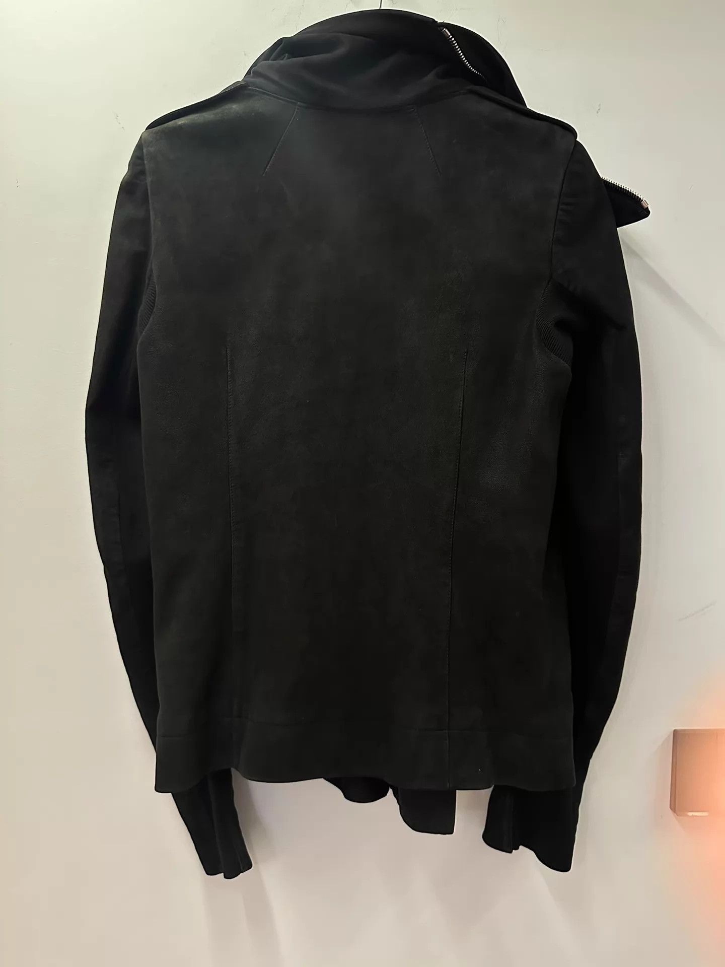 Rick Owens Rick Owens Women's Suede Biker Jacket Size 44 (M) Size M / US 6-8 / IT 42-44 - 4 Thumbnail