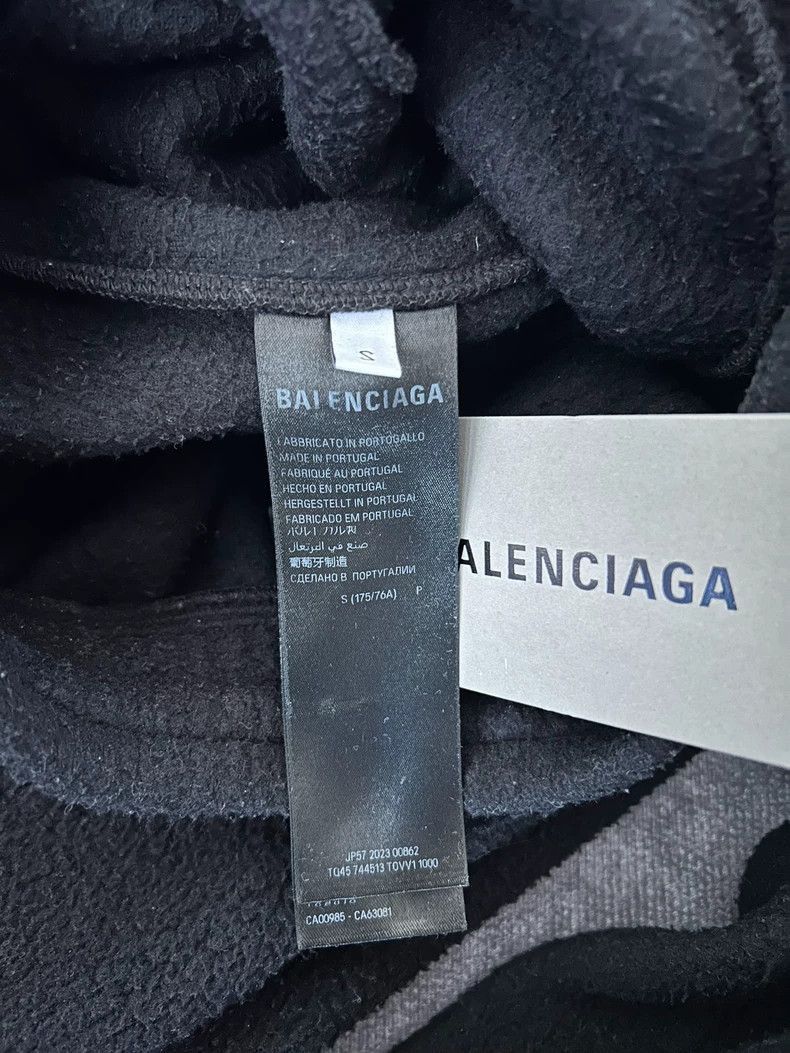 Balenciaga Balenciaga Fleece Sport Pants in Black-2505 Size US 26 / EU 42 - 4 Thumbnail